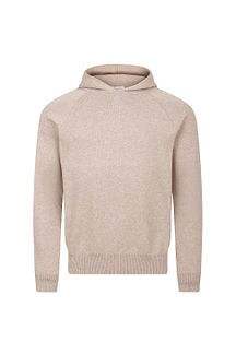 Theo Strick-Hoodie - Biscuit Beige