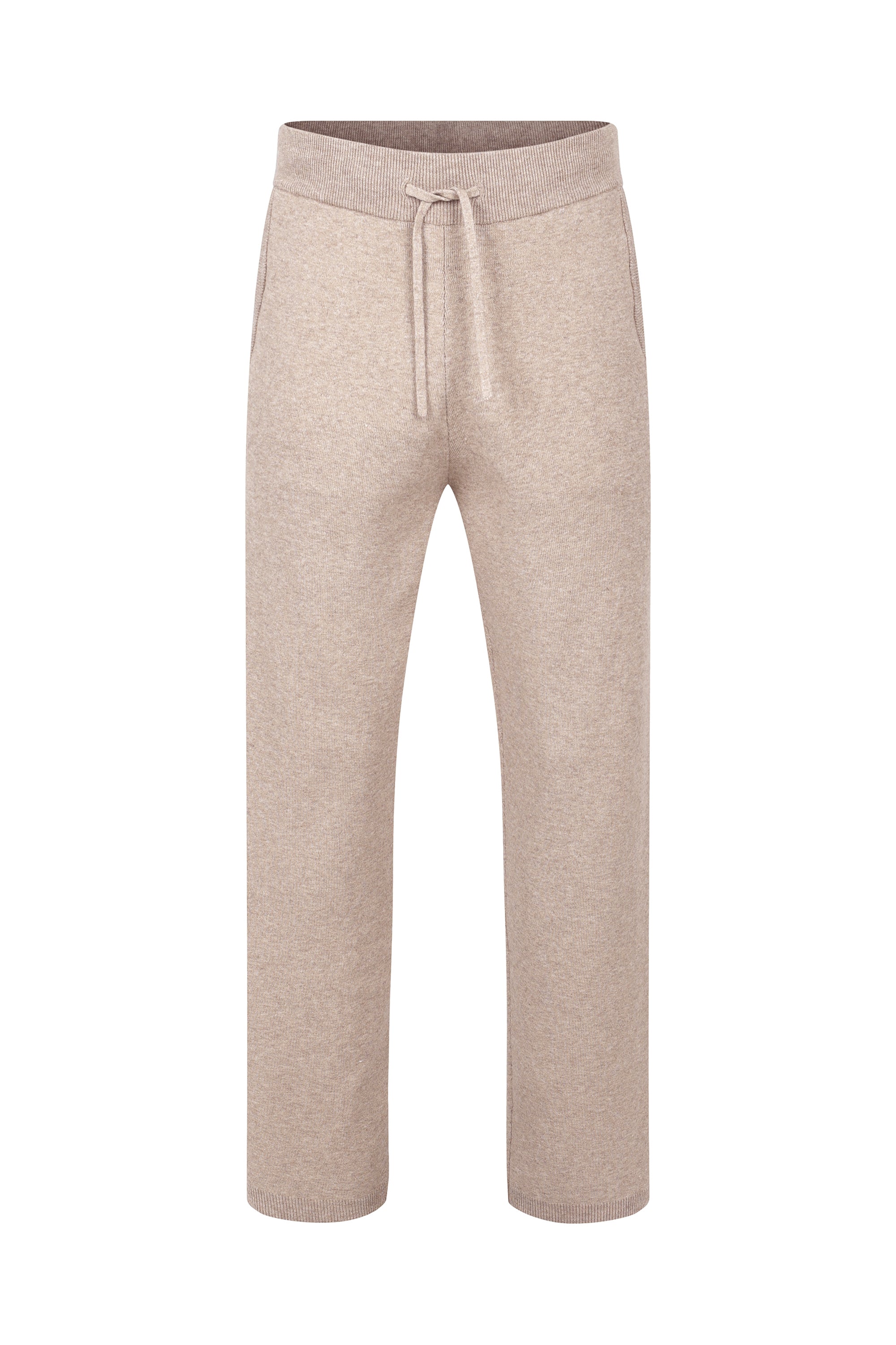 Theo Knitted Trouser - Biscuit