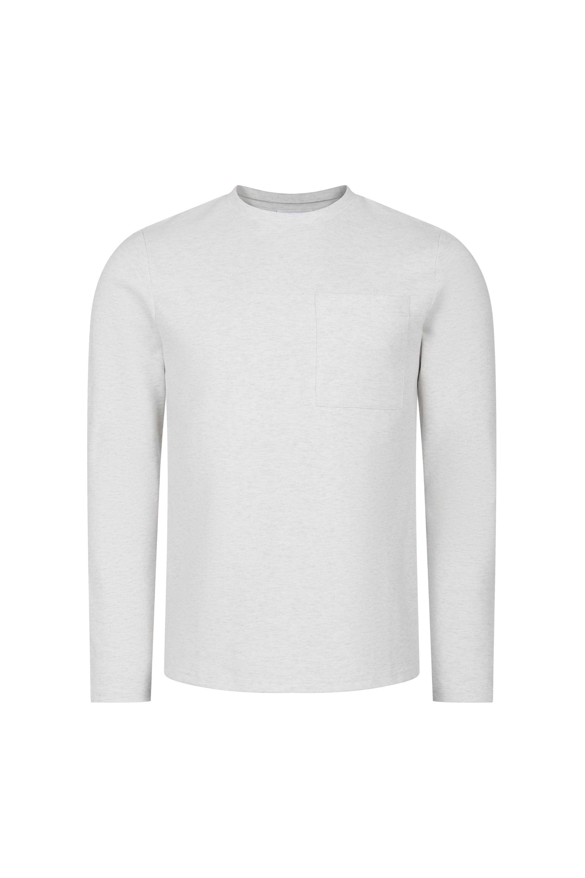Tyler Long Sleeve Top - Stone Marl