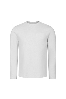 Tyler Long Sleeve Top - Stone Marl