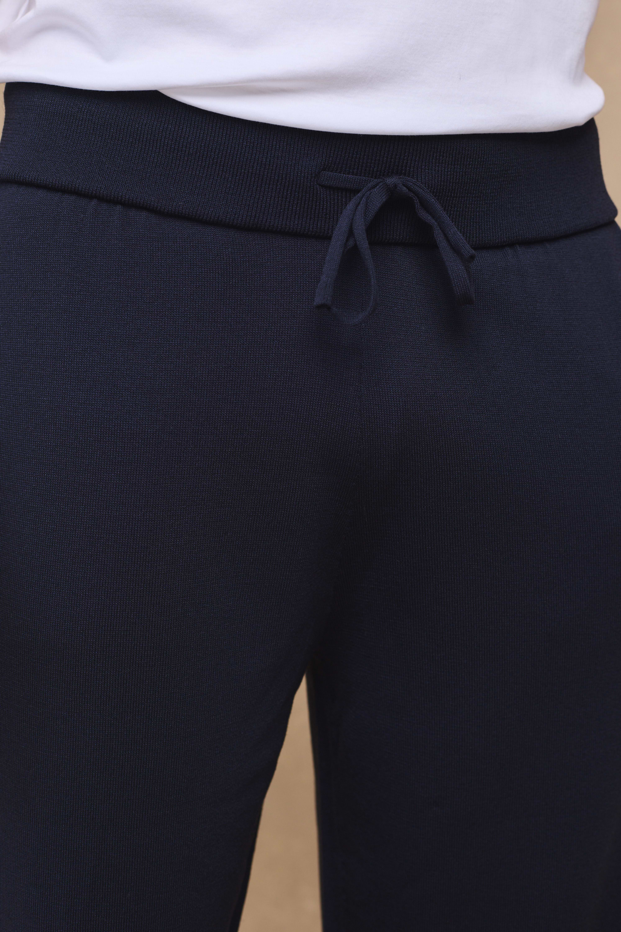 Viggo Jersey Knit Trouser - Navy