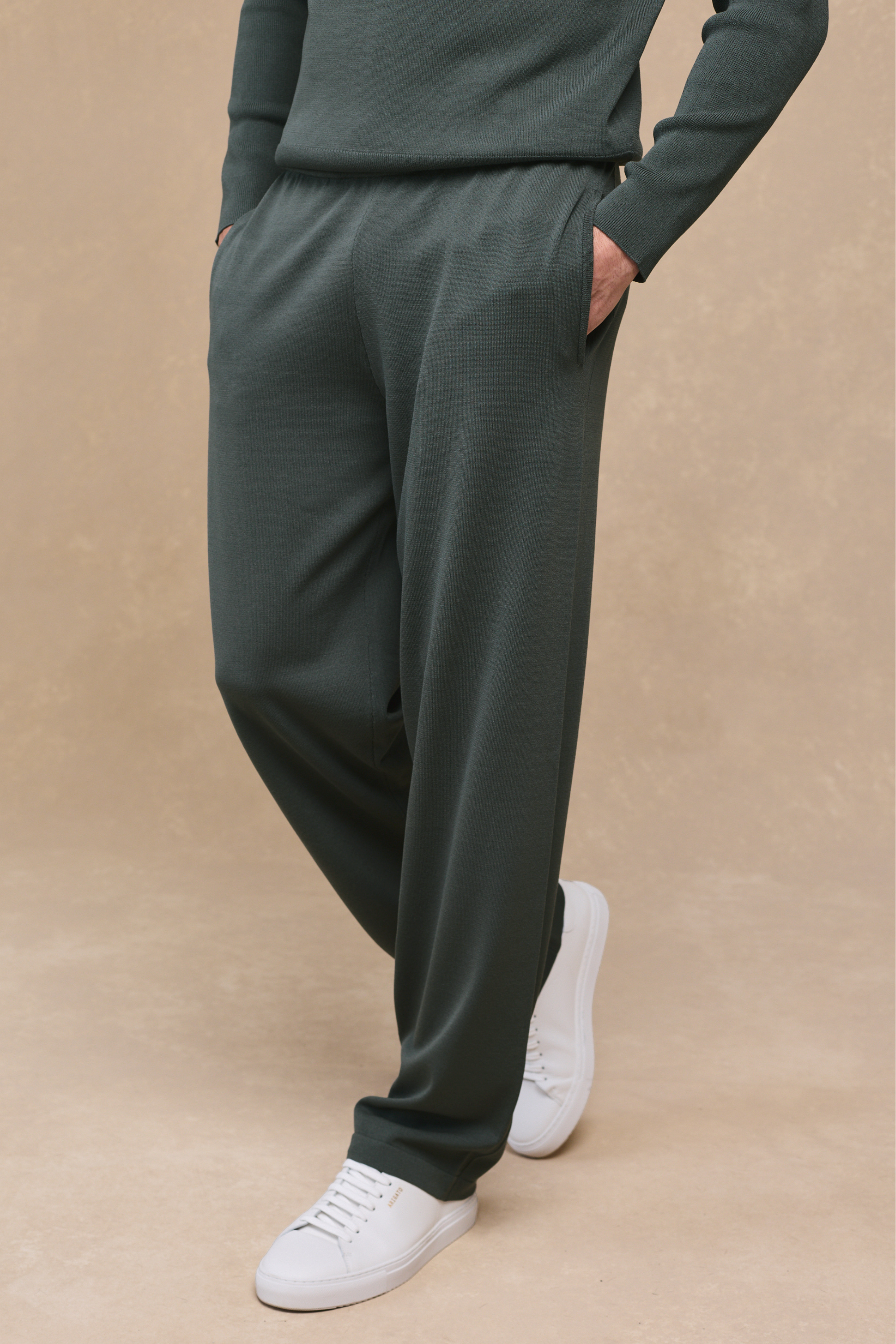 Viggo Jersey Knit Trouser - Sage