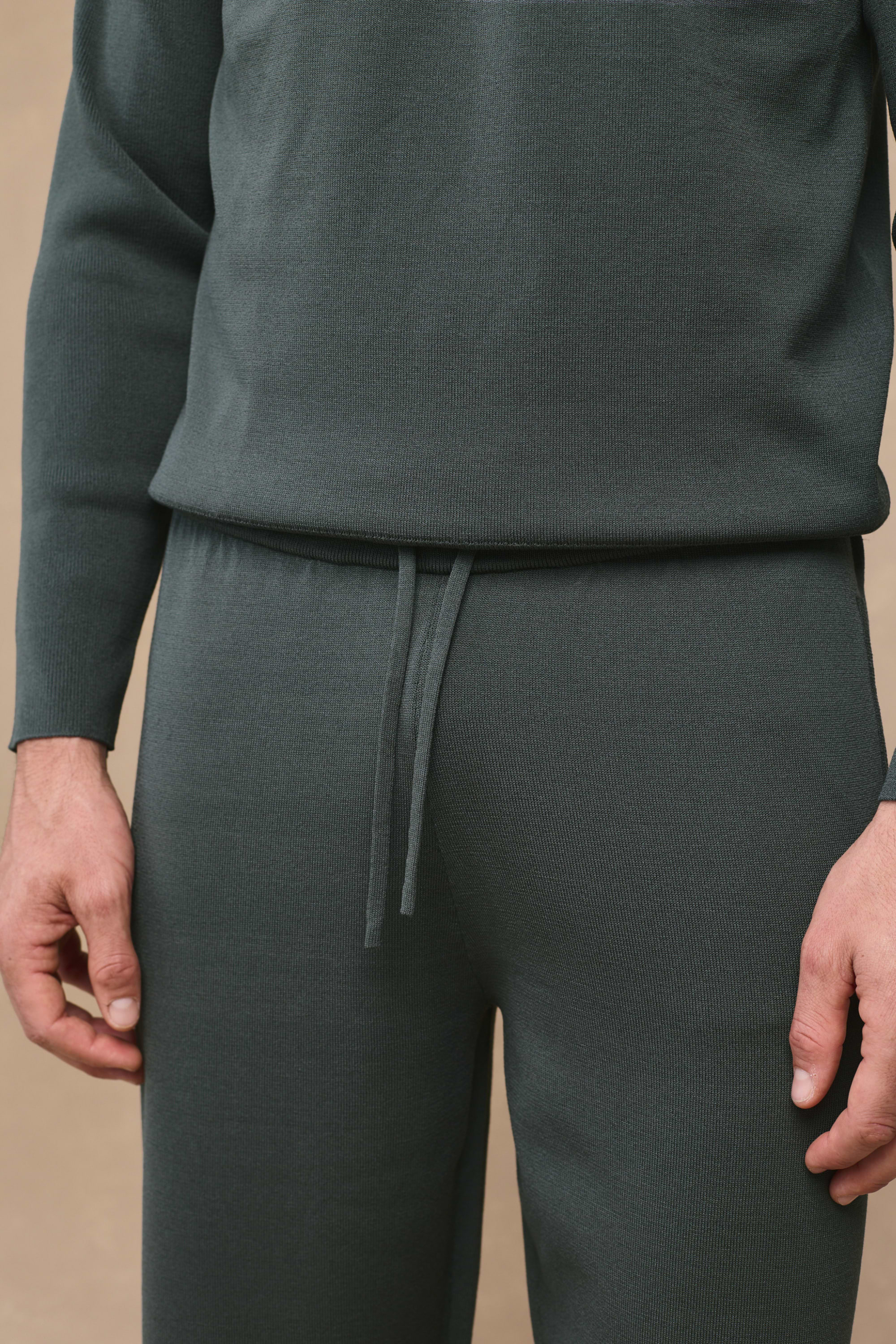 Viggo Jersey Knit Trouser - Sage