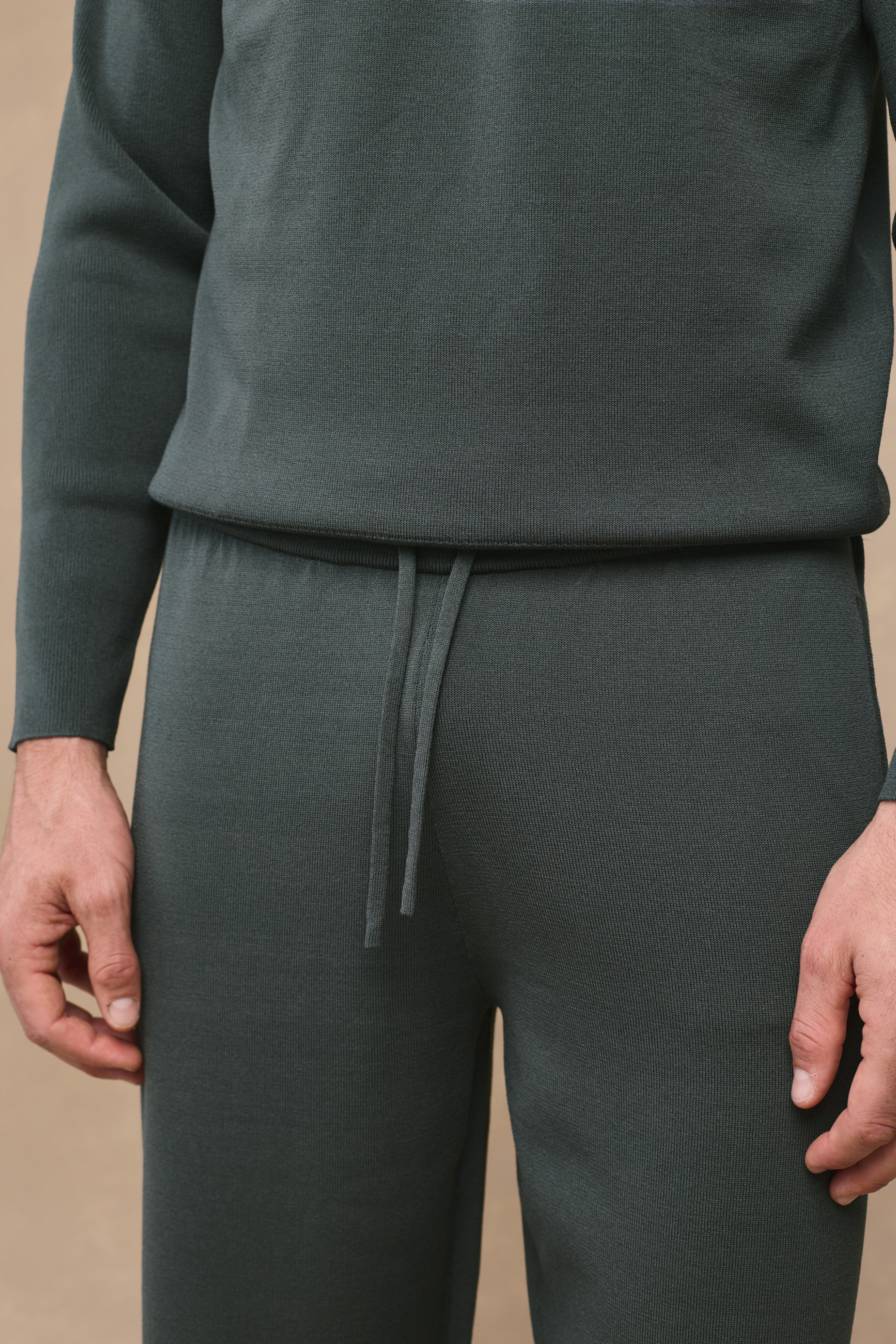 Viggo Jersey Knit Trouser - Sage