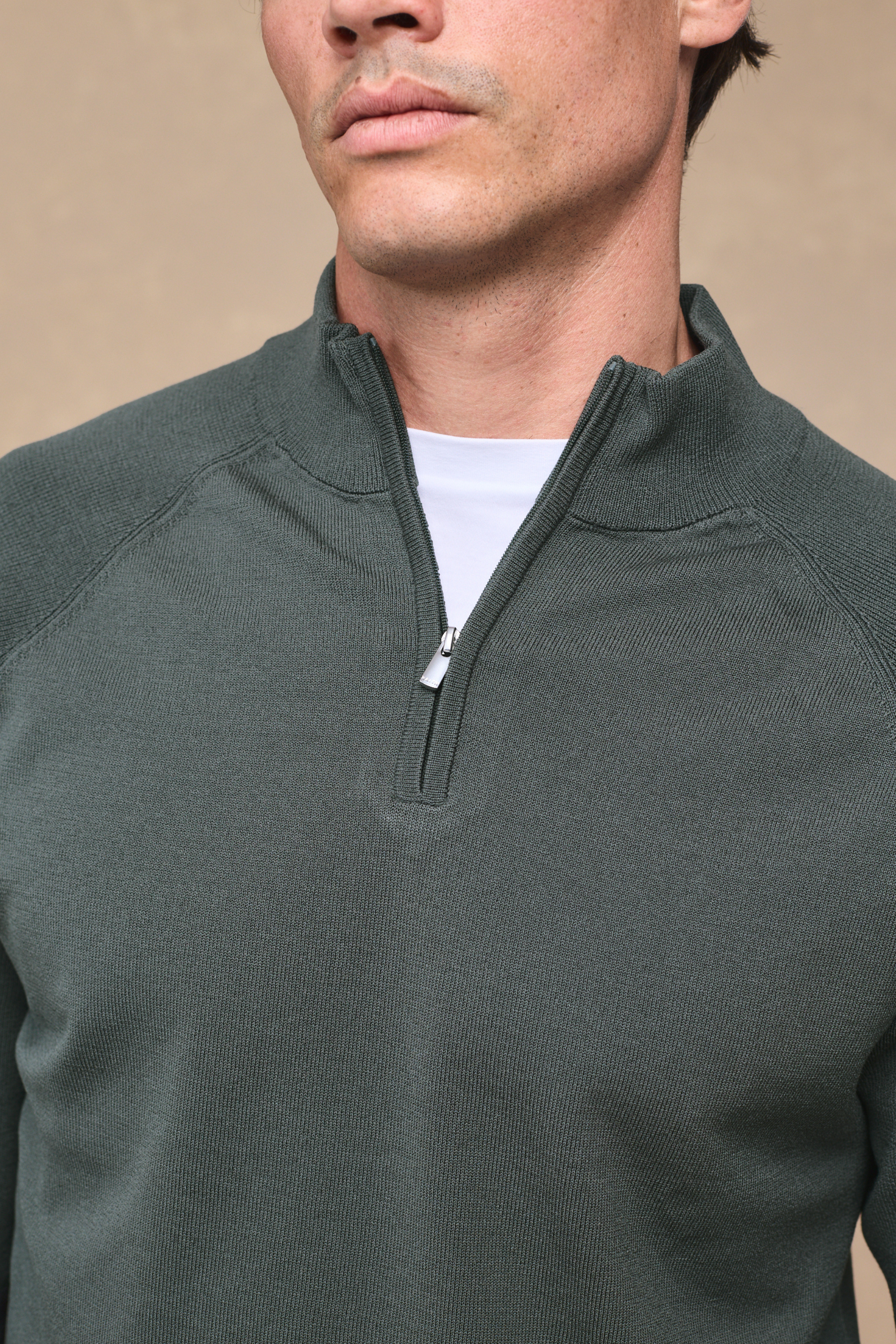 Viggo Jersey Knit Jumper - Sage