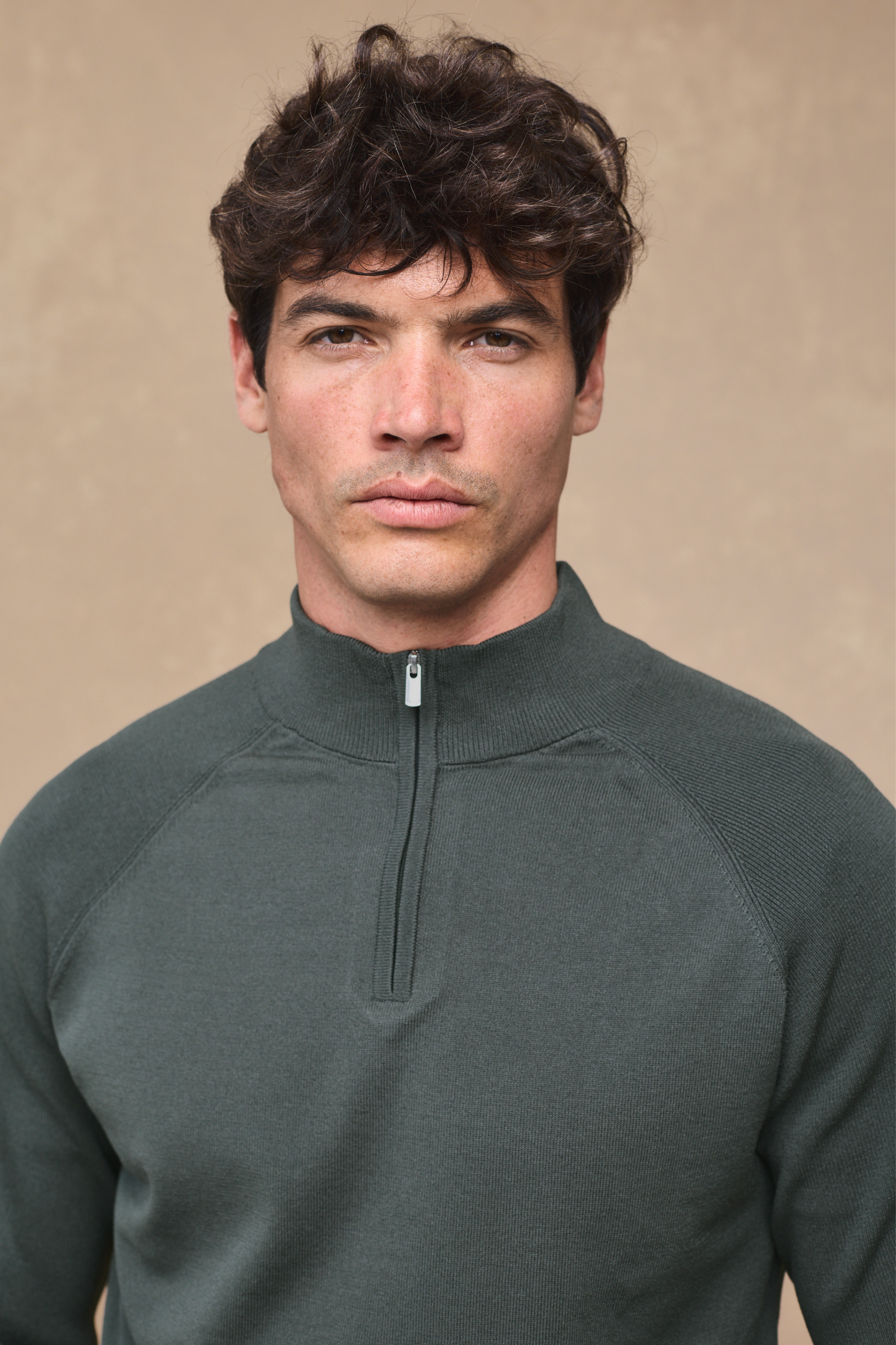 Viggo Jersey Knit Jumper - Sage