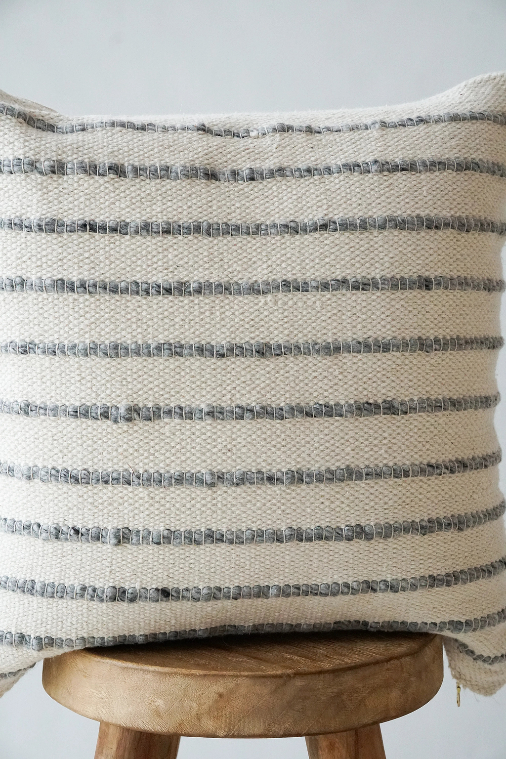Tide Cushion in Grey Blue