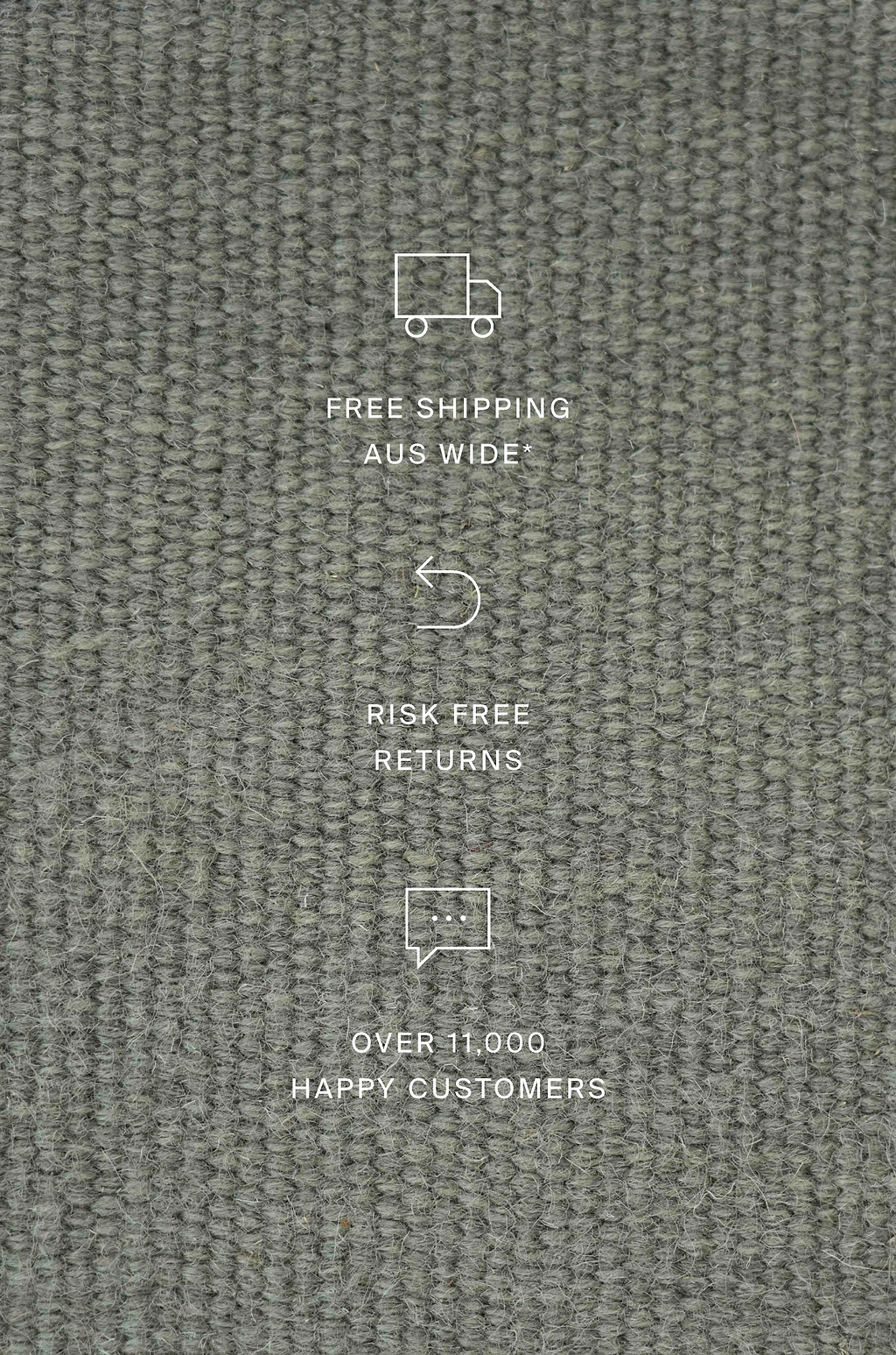 Terrain Flatweave Wool Rug in Sky