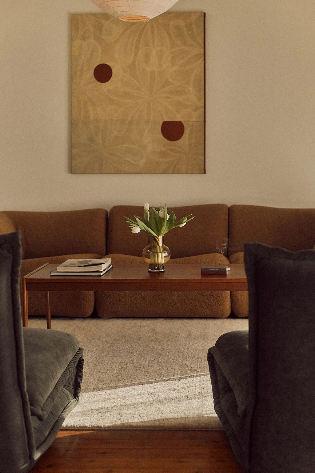 Bhakti Abrash Wool Blend Rug in Honey