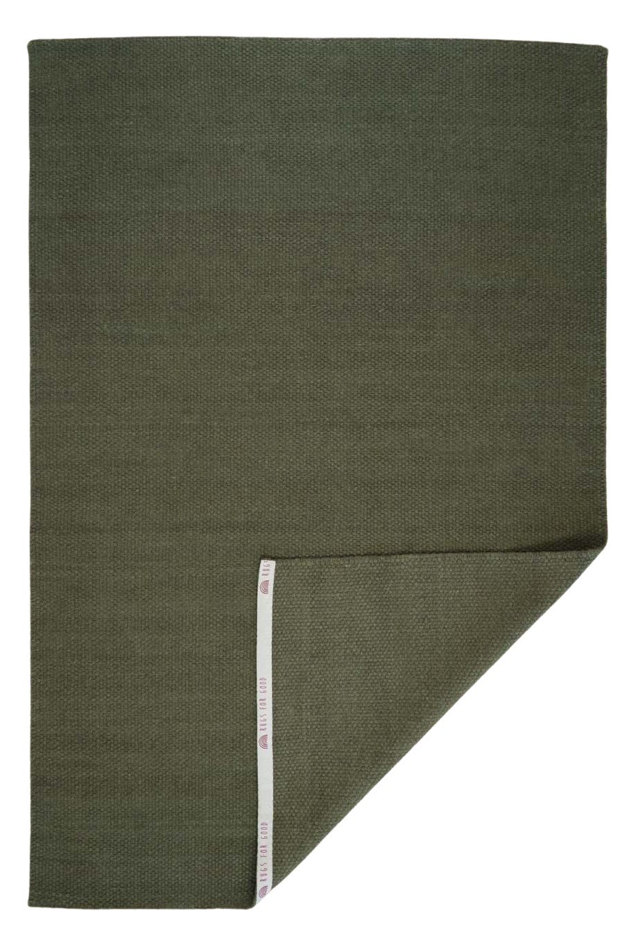 Cape Basket Weave Rug in Olive