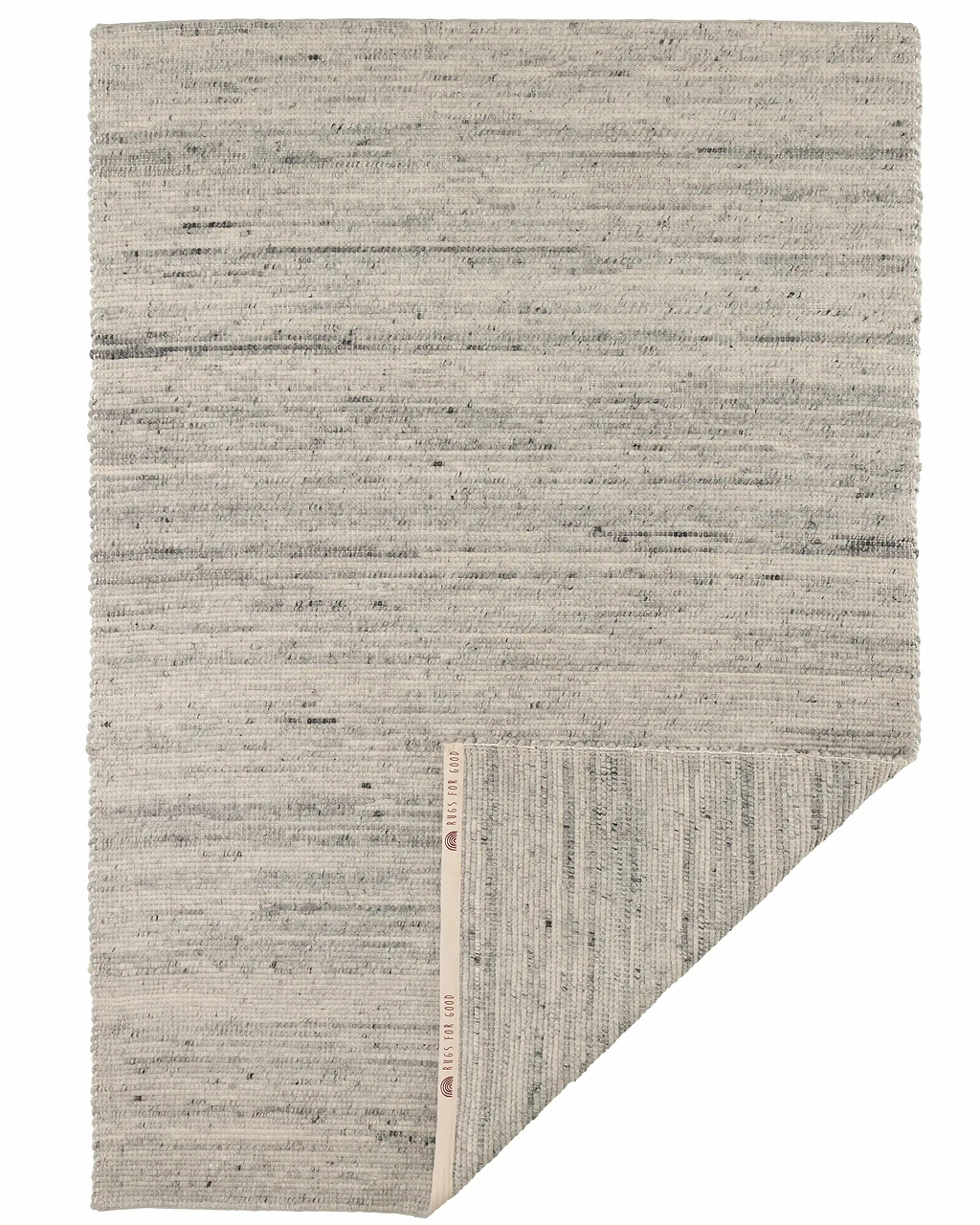 Sample of Richmond Handwoven Wool Rug in Grey