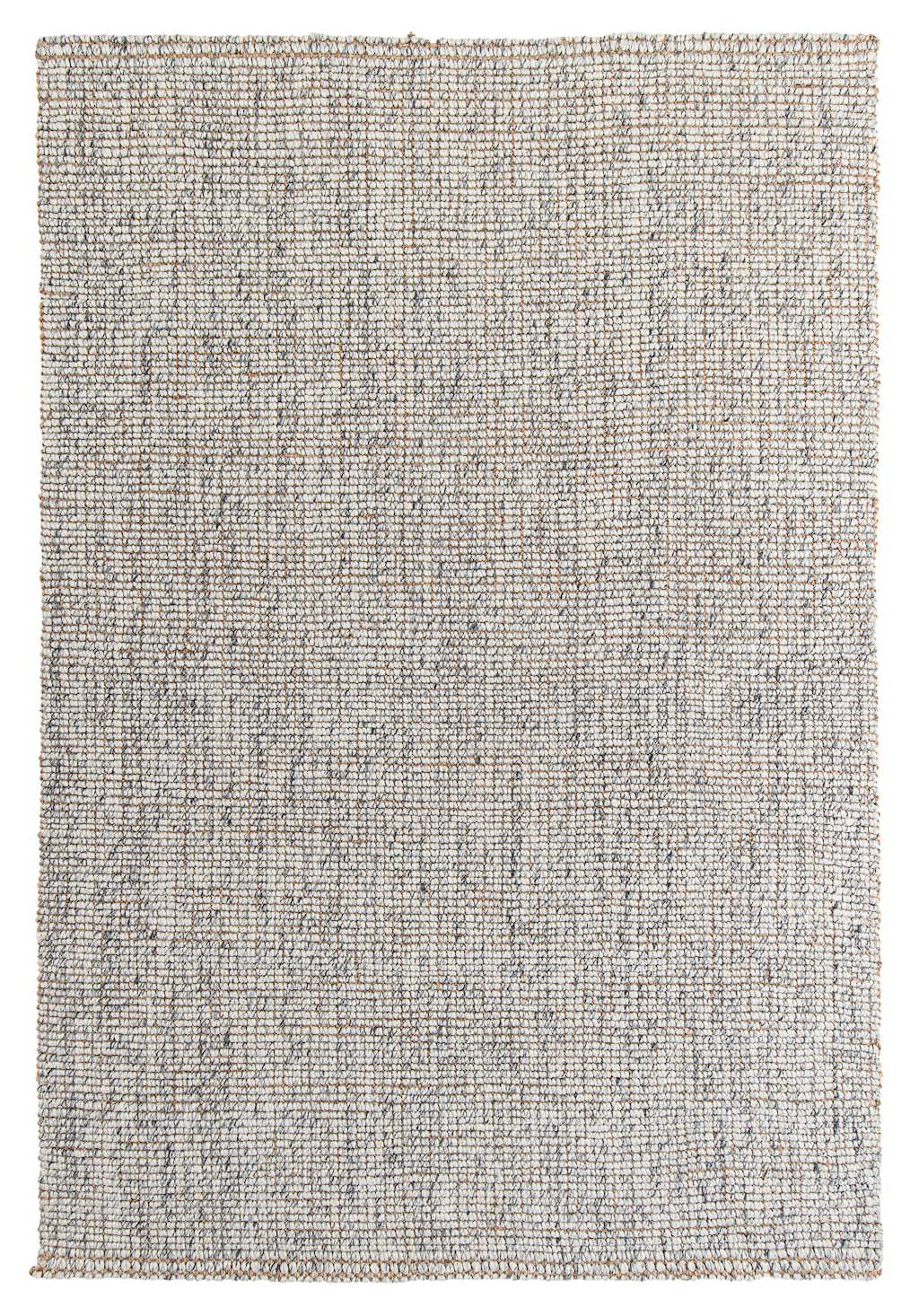 Alskar Handwoven Wool and Jute Rug in Grey