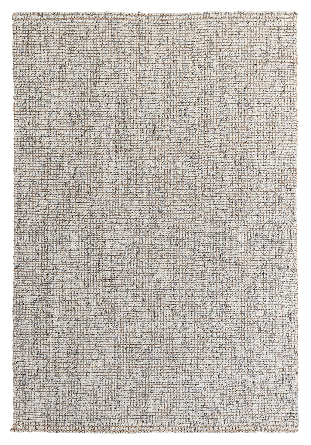 Alskar Handwoven Wool and Jute Rug in Grey