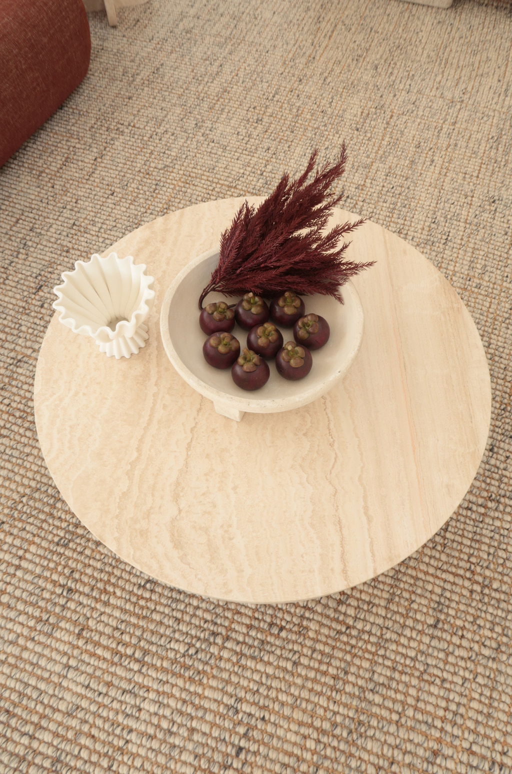 Alskar Handwoven Wool and Jute Rug in Grey