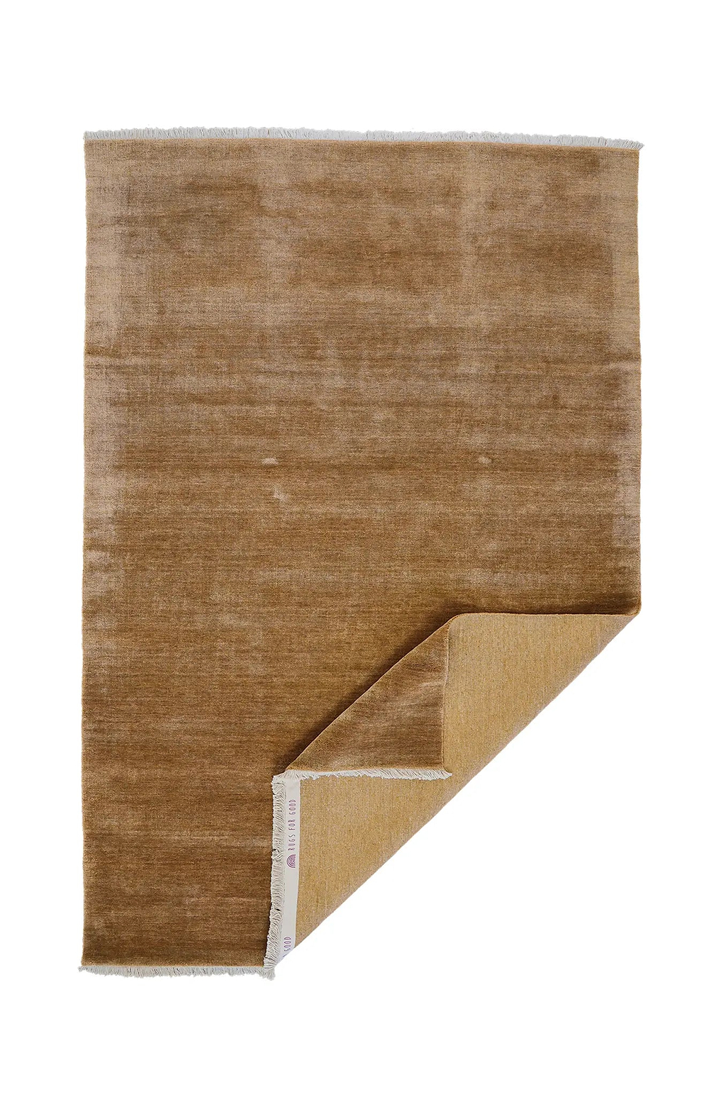 Bhakti Abrash Wool Blend Rug in Brown Butter