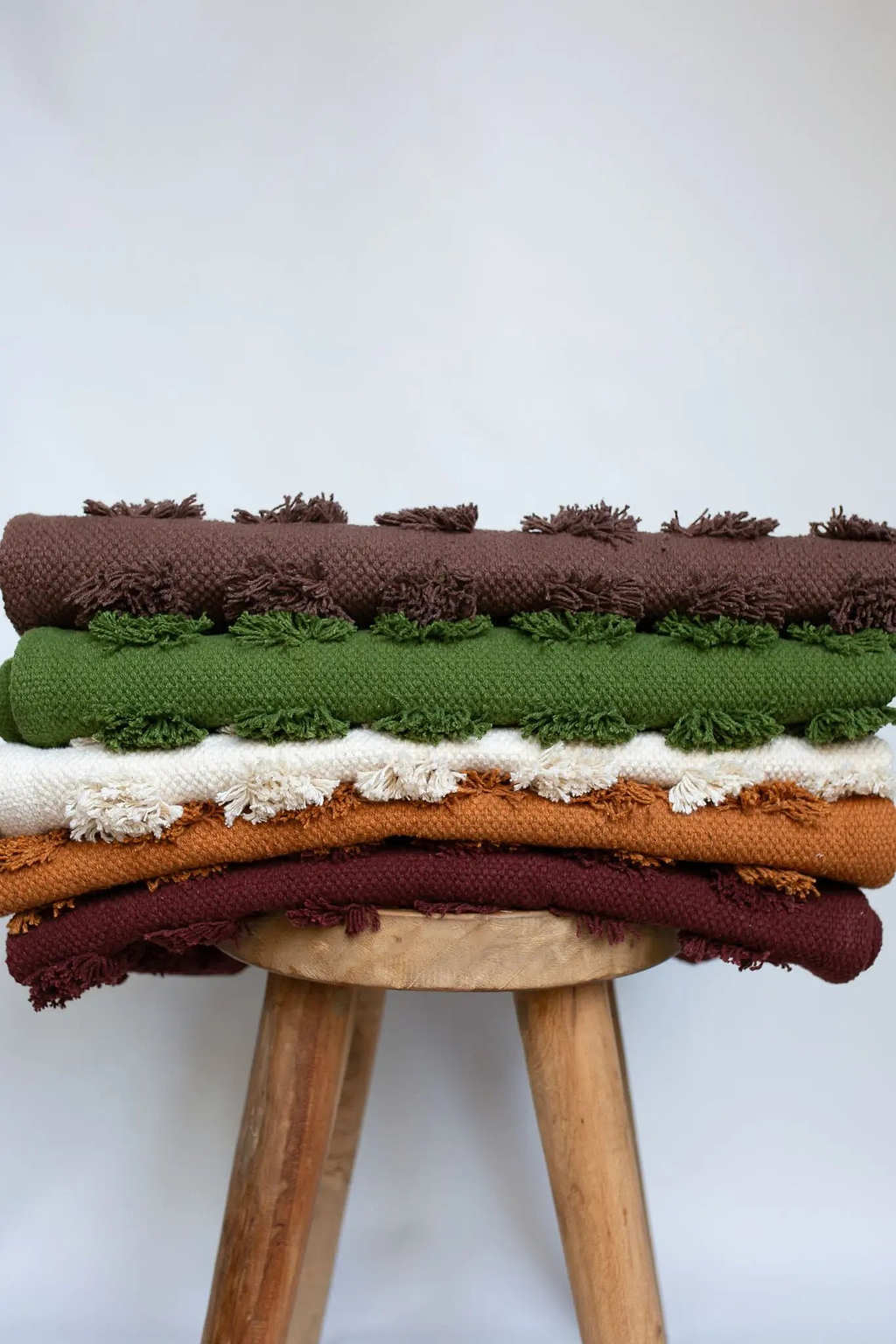 Merry Handwoven Cotton Bathmat in Clay