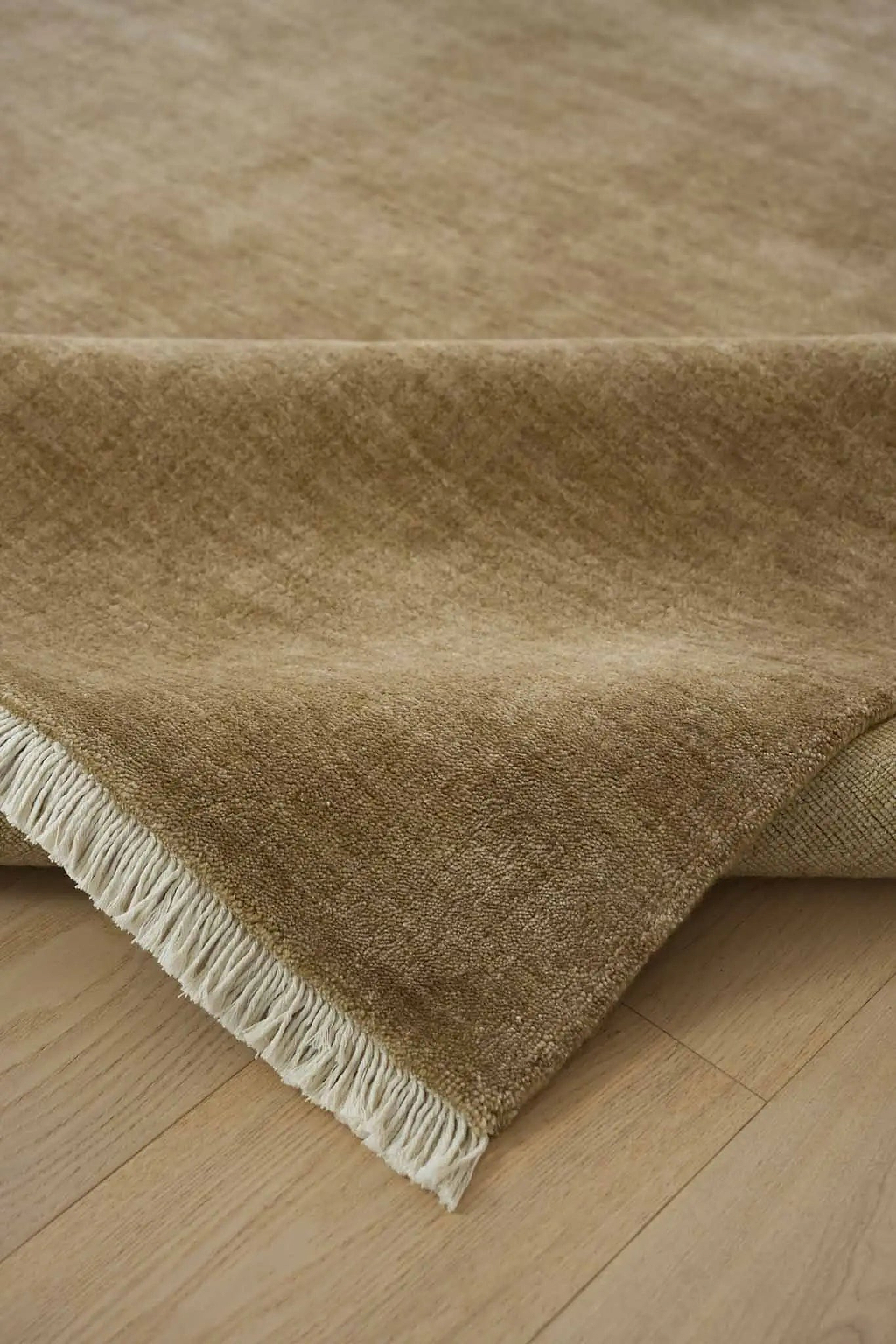 Bhakti Abrash Wool Blend Rug in Honey