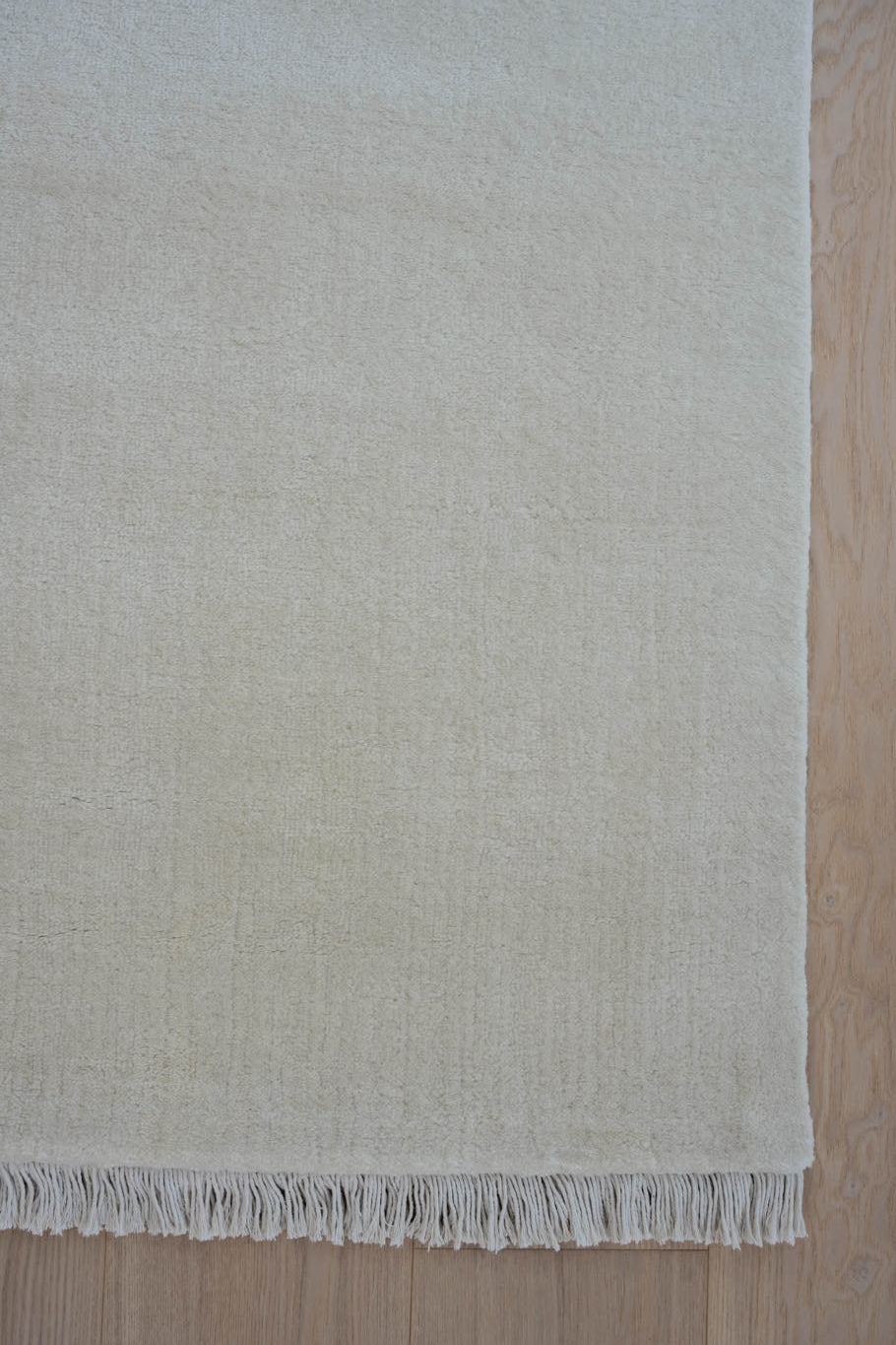 Bhakti Abrash Wool Blend Rug in Ivory