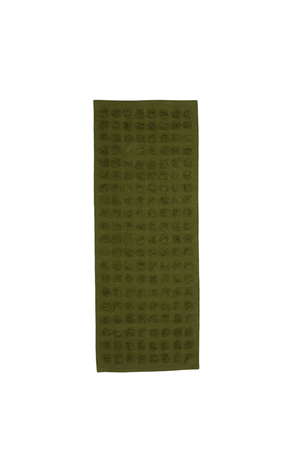 Merry Handwoven Cotton Bathmat in Moss