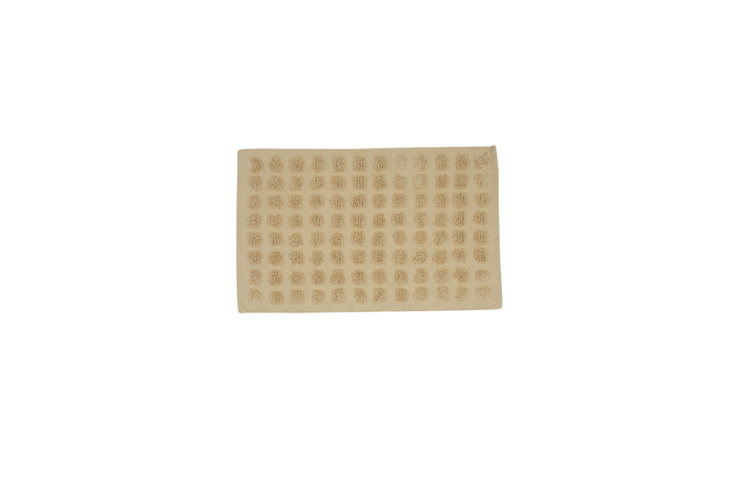 Merry Handwoven Cotton Bathmat in Cream