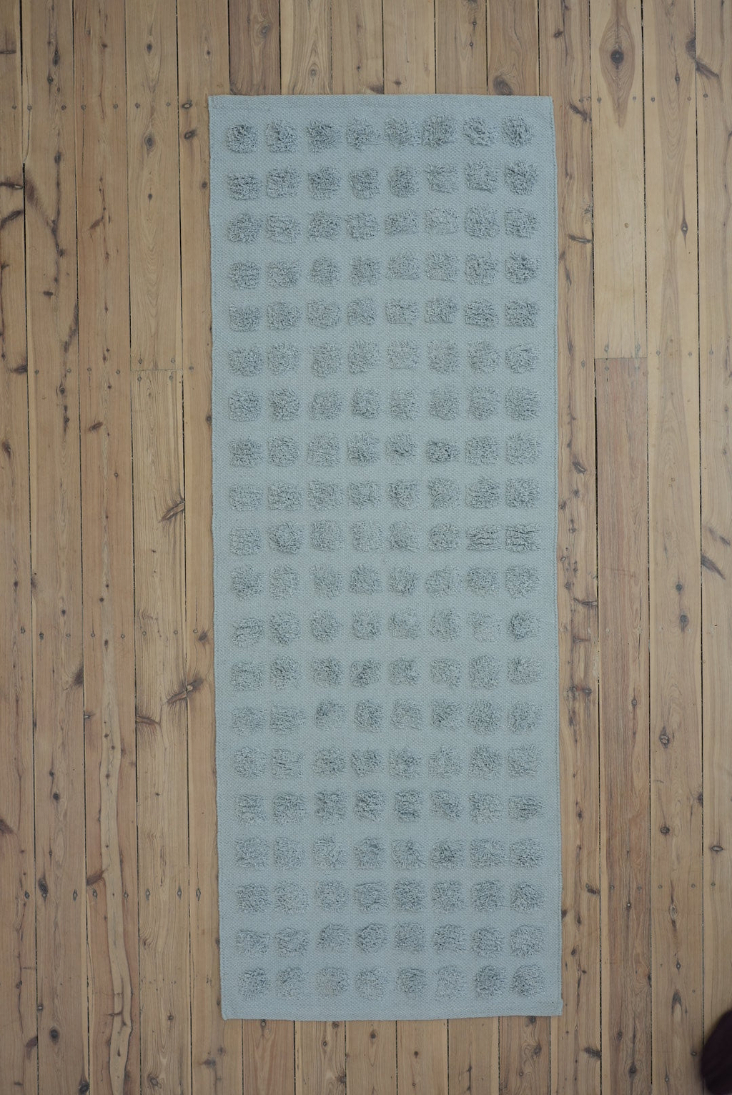 Merry Handwoven Cotton Bathmat in Powder Blue