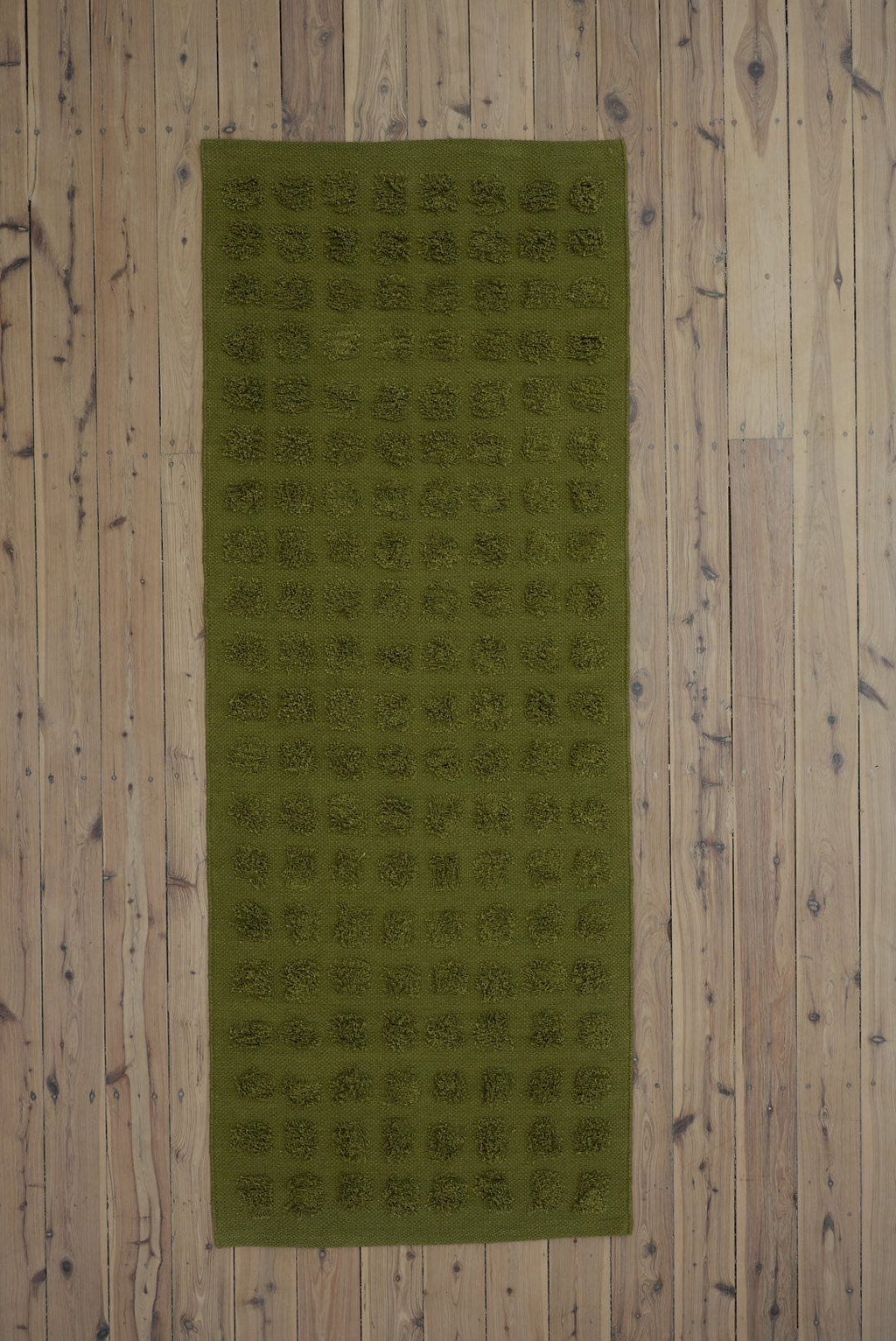 Merry Handwoven Cotton Bathmat in Moss