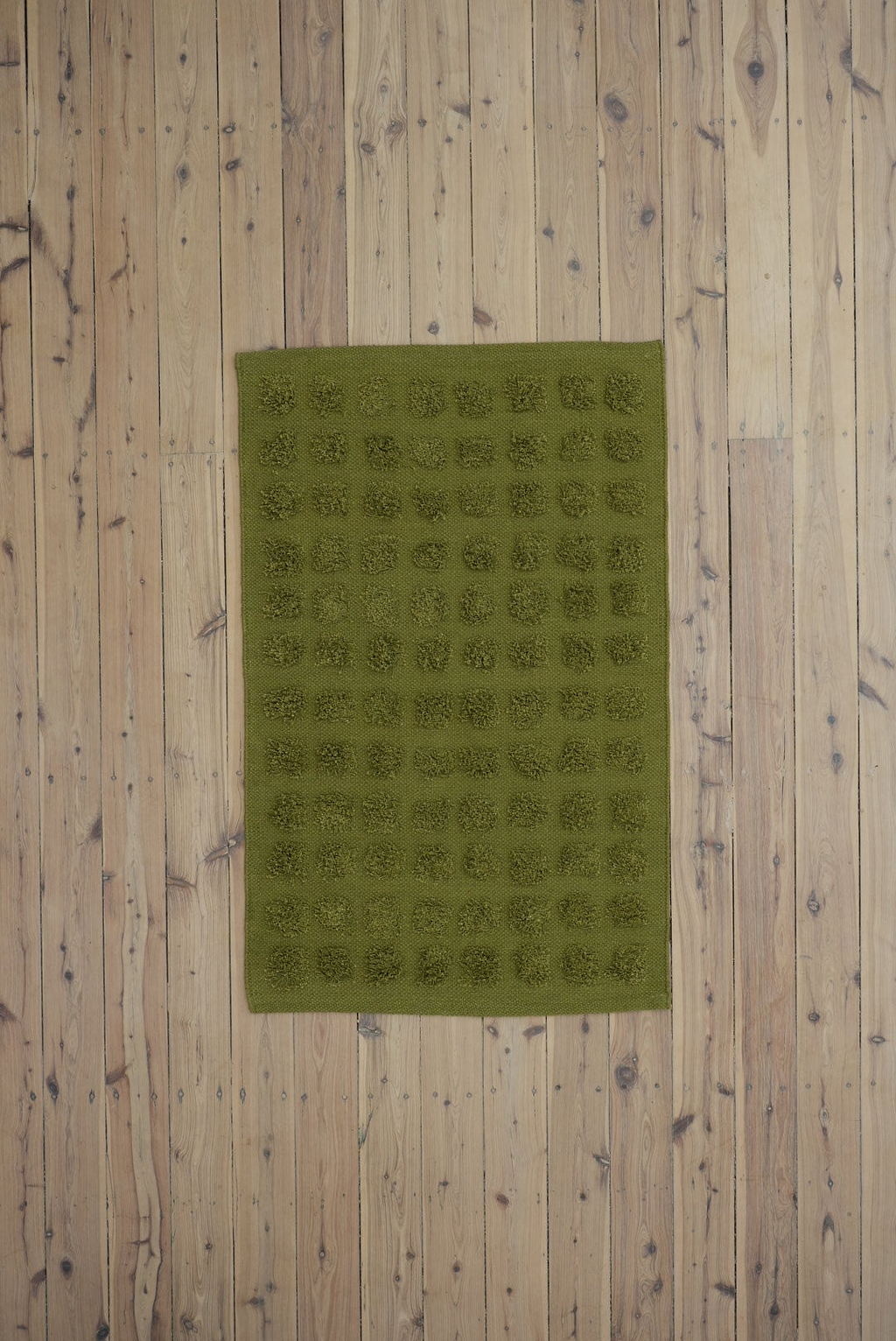 Merry Handwoven Cotton Bathmat in Moss