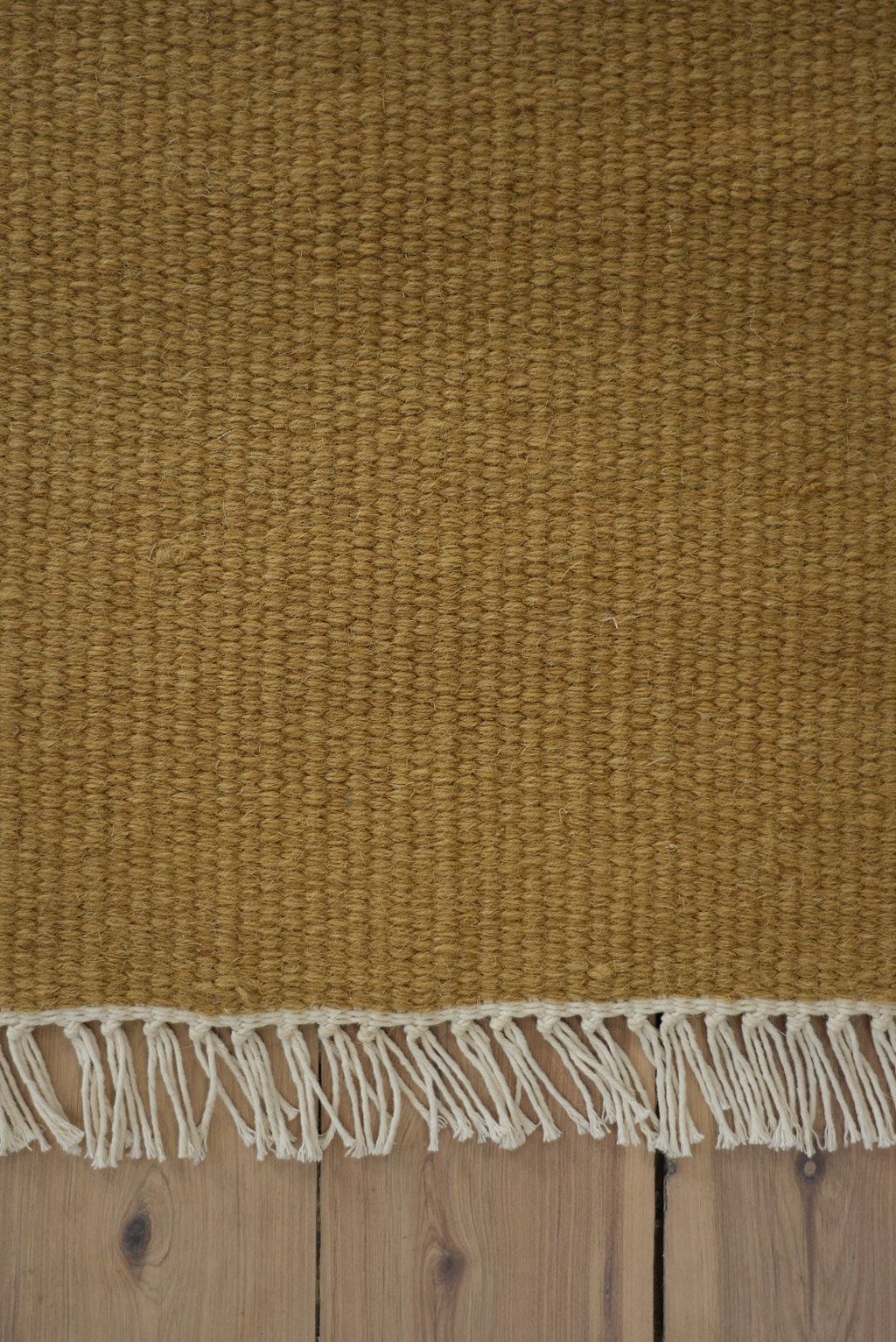 Terrain Flatweave Wool Runner Rug in Gumnut