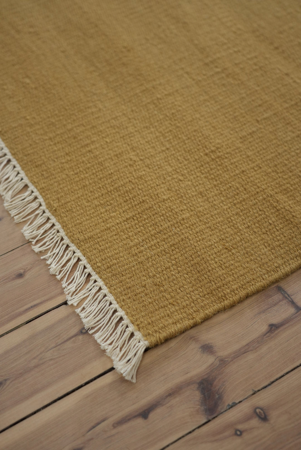 Terrain Flatweave Wool Runner Rug in Gumnut