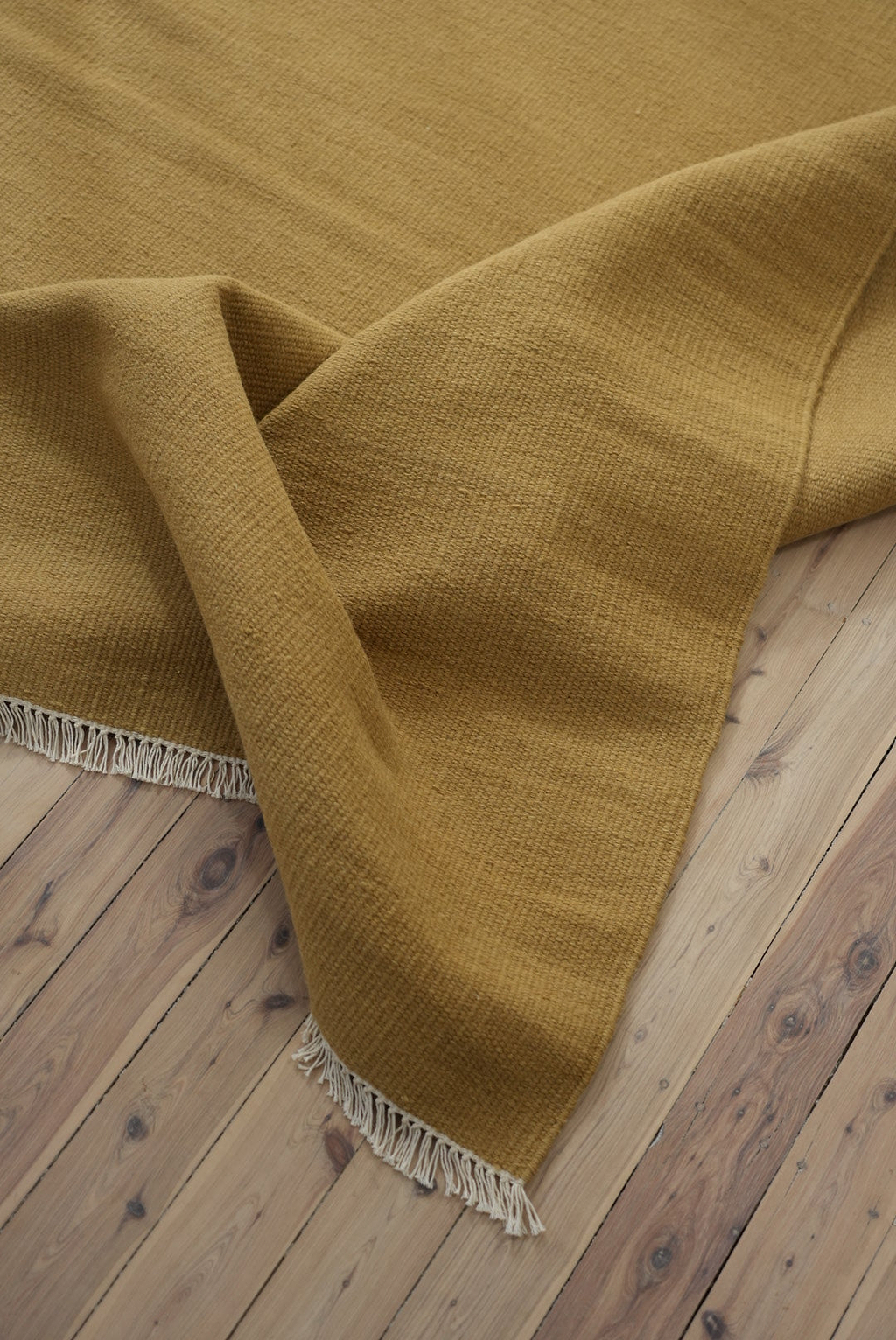 Terrain Flatweave Wool Runner Rug in Gumnut