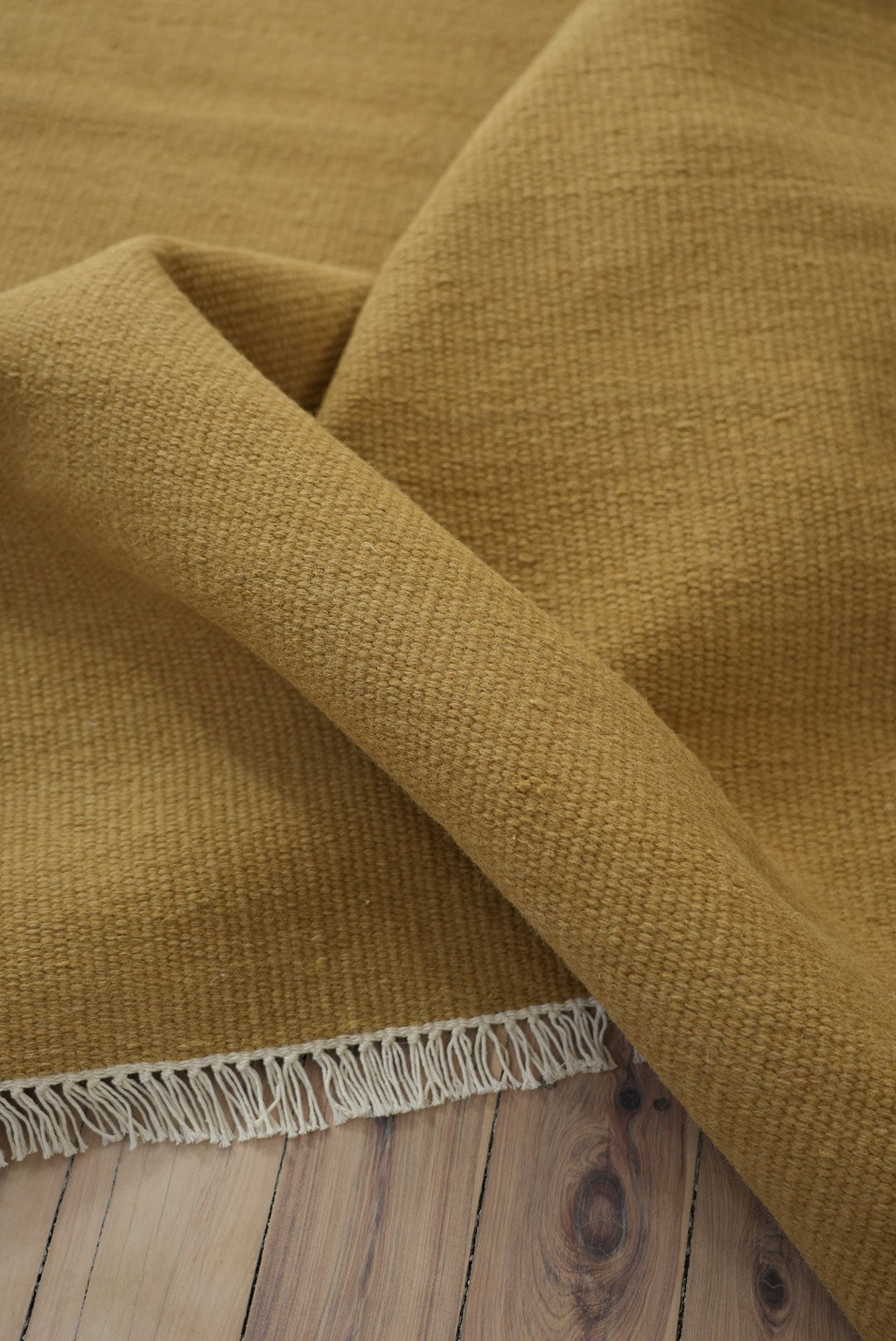 Terrain Flatweave Wool Runner Rug in Gumnut