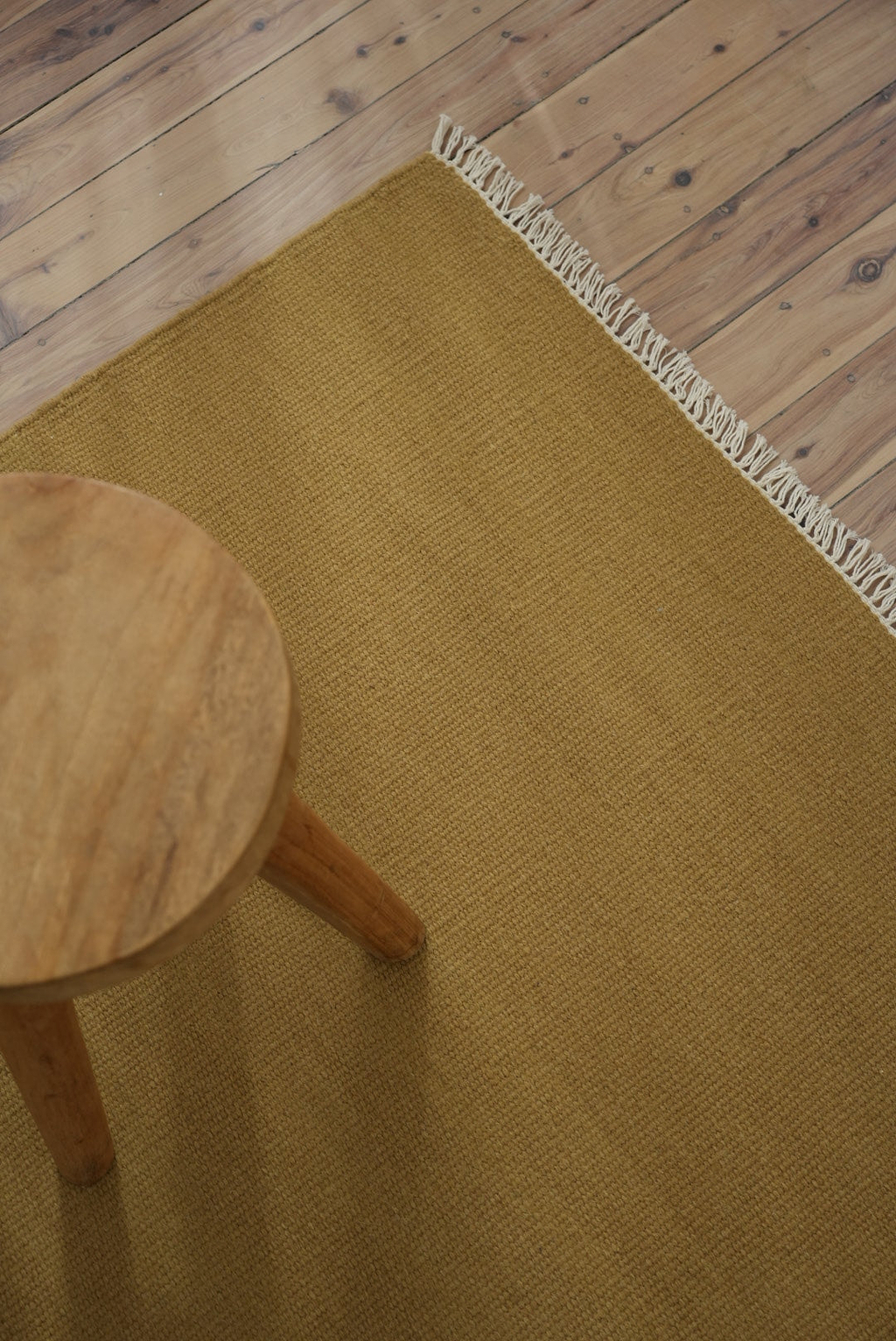 Terrain Flatweave Wool Rug in Gumnut