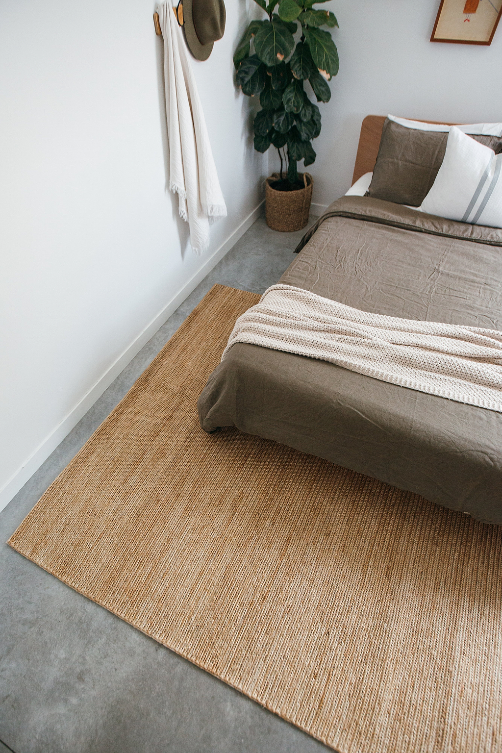 Sample of Dharma Braided Jute Rug in Natural