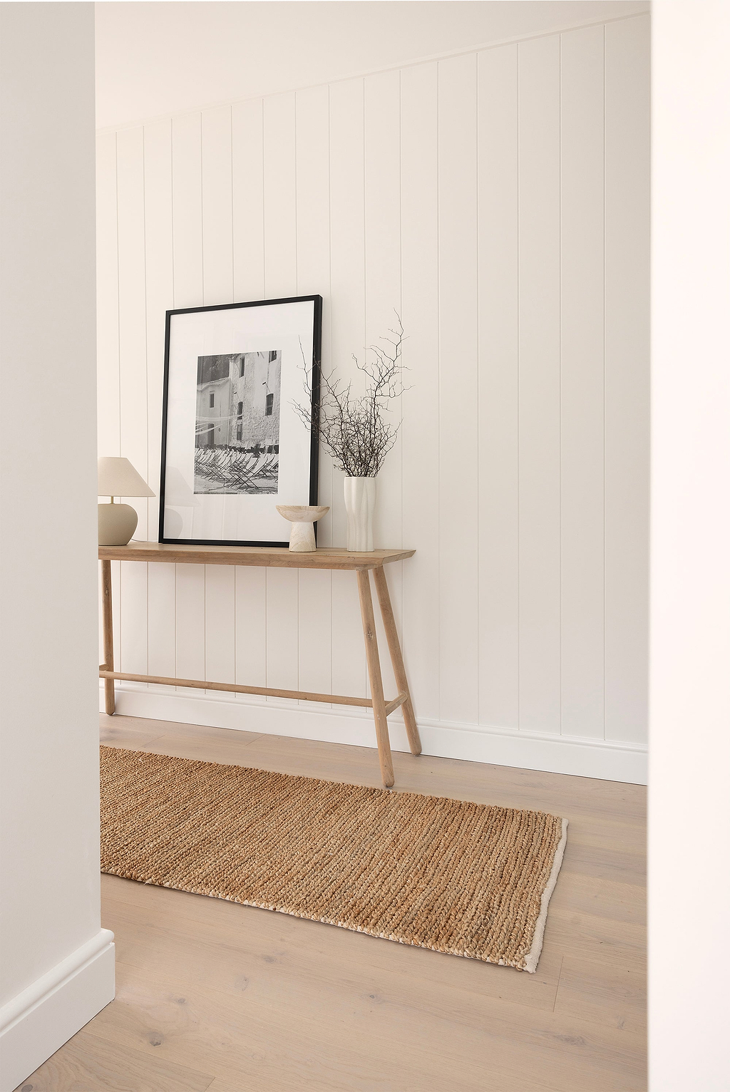 Avoca Jute Runner Rug in Natural