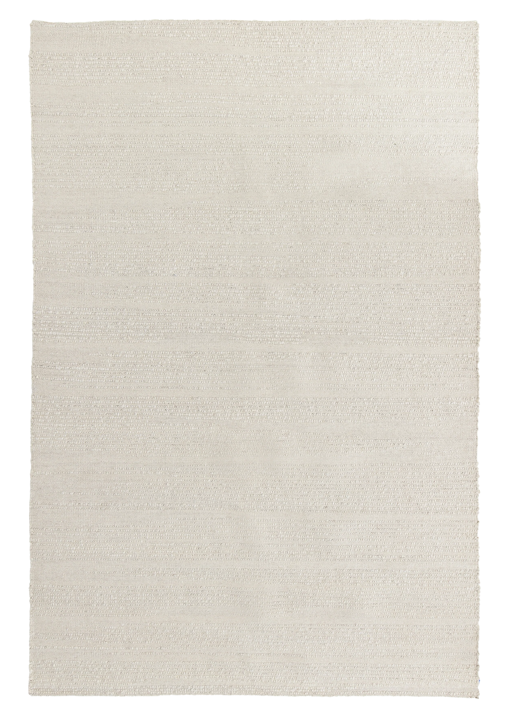 Elk Undyed Wool Rug in Natural White