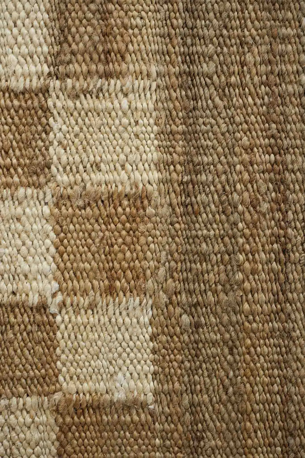 Fitzroy Checker Border Rug in Cream
