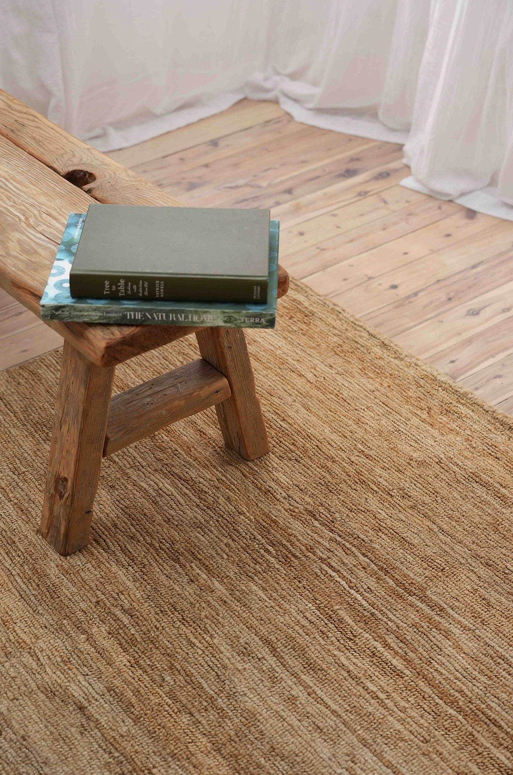 Sample of Hattie Hand Looped Jute Rug