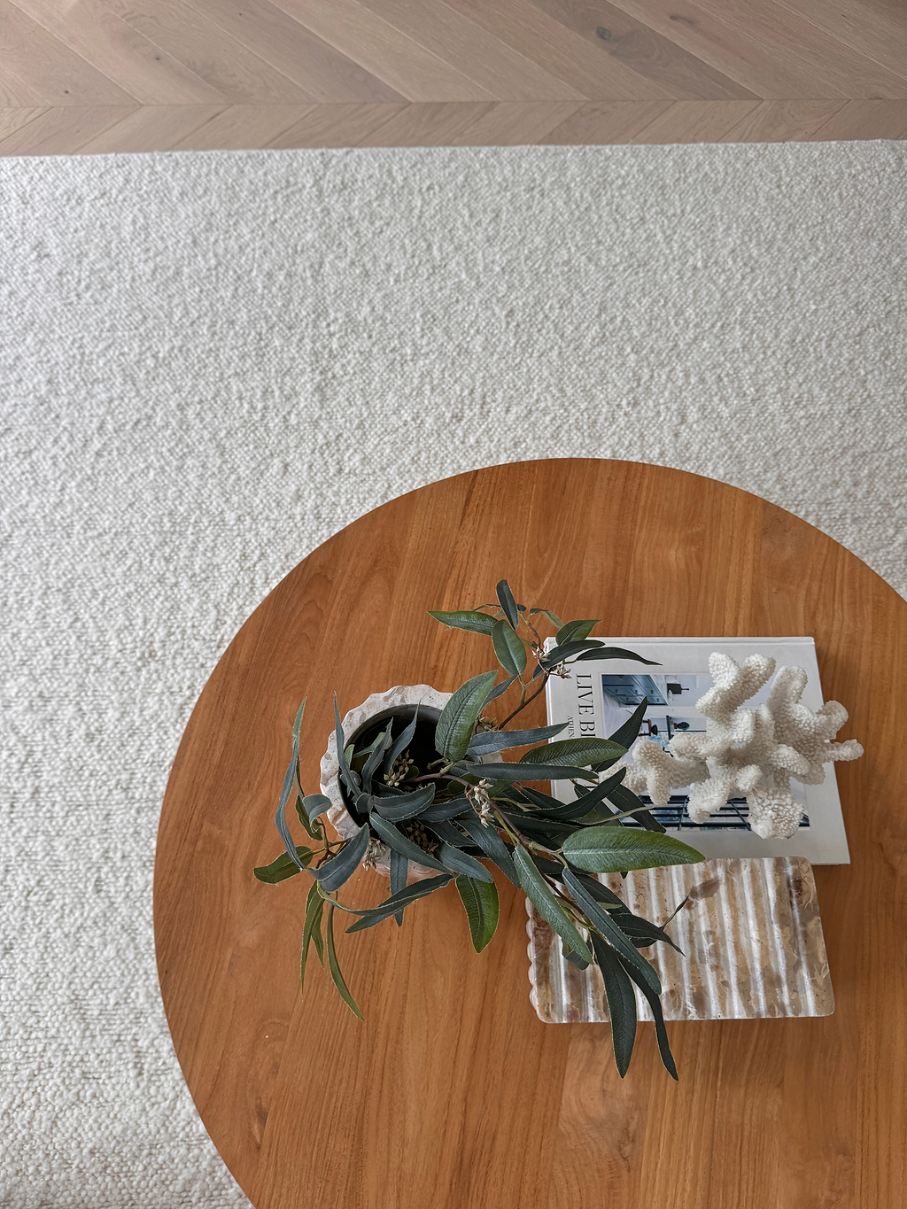 Sedona New Zealand Wool Rug in Chalk
