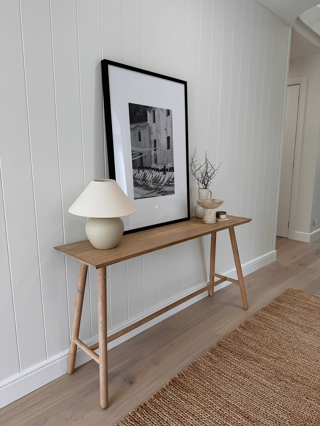 Avoca Jute Runner Rug in Natural