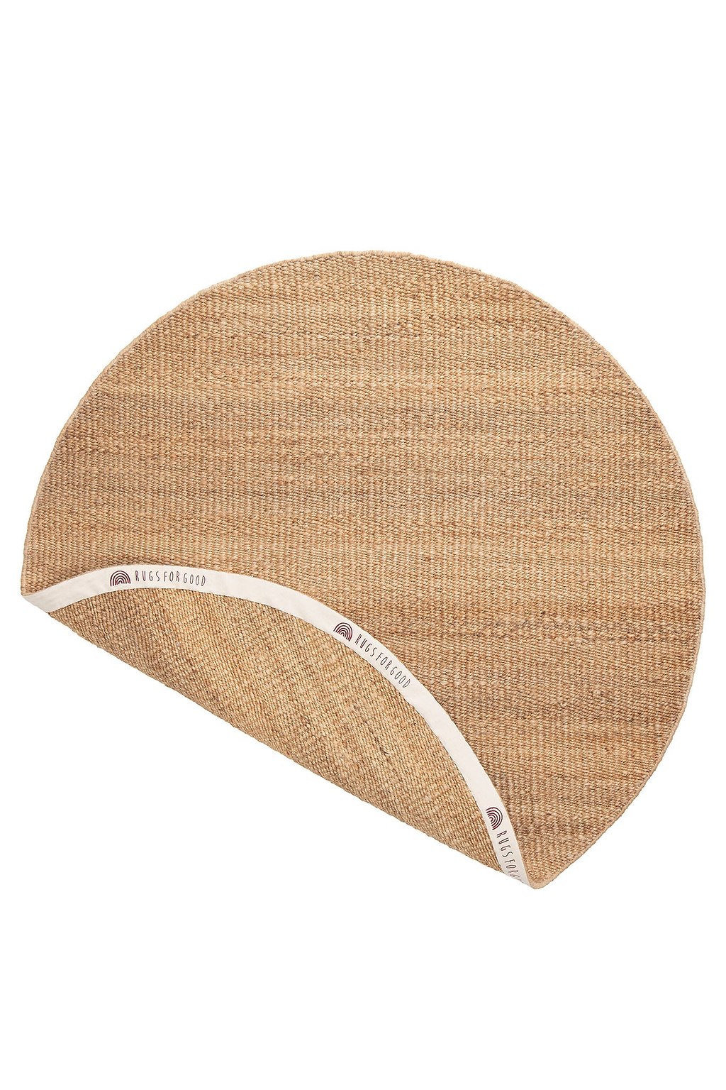 Sample of Dharana Jute Round Rug in Natural
