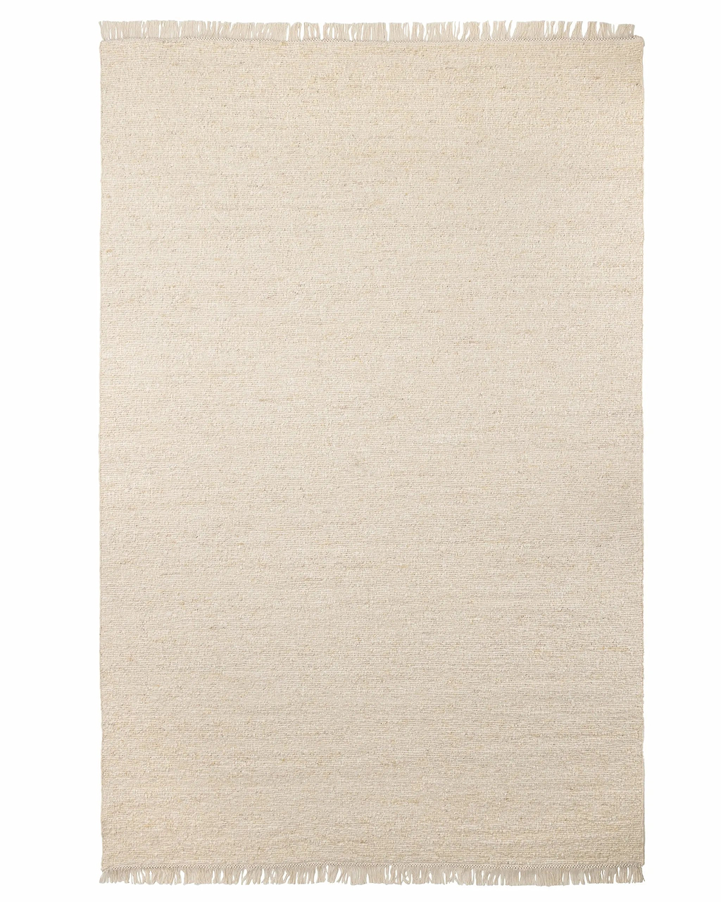 Sample of Kiva Hand Woven Wool Rug in Ivory