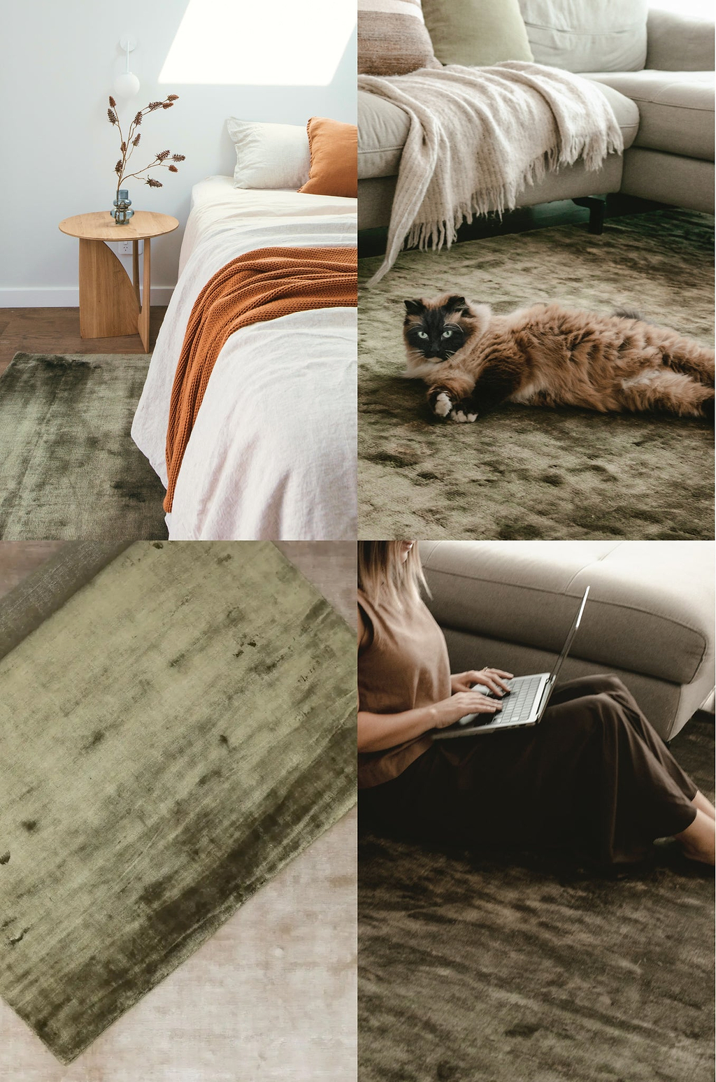 Lustre Rug in Moss