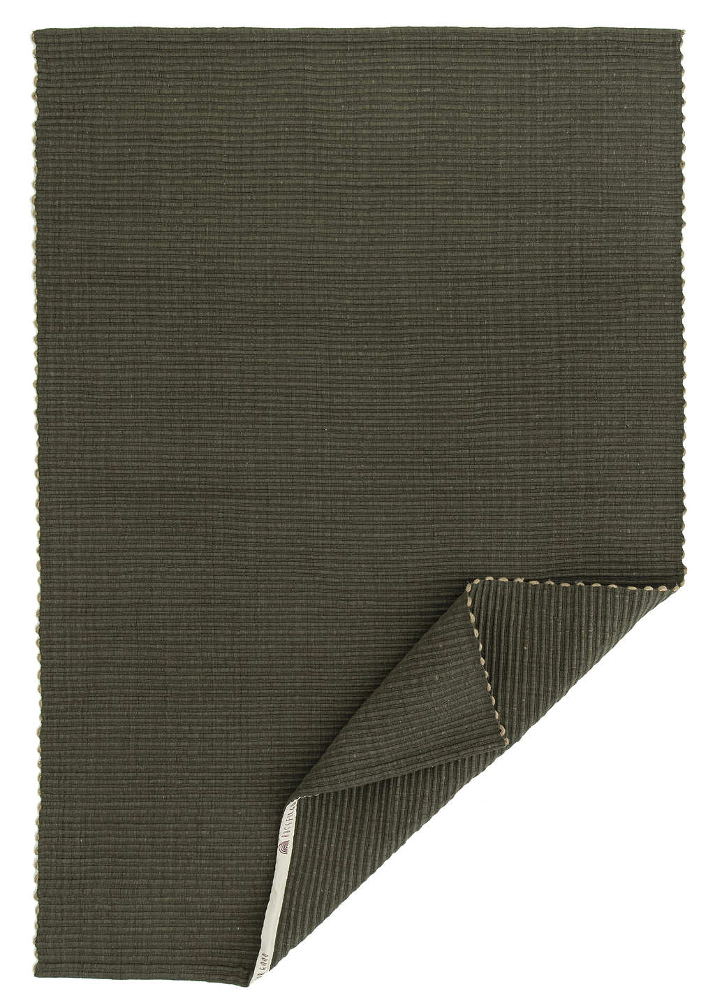 Sample of Mendocino Wool & Jute Rug in Olive