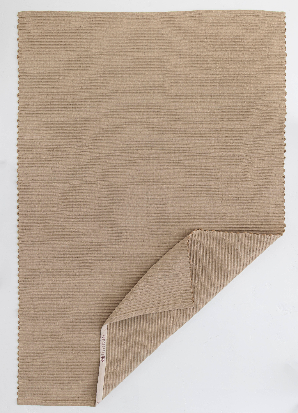 Mendocino Wool & Jute Rug in Latte