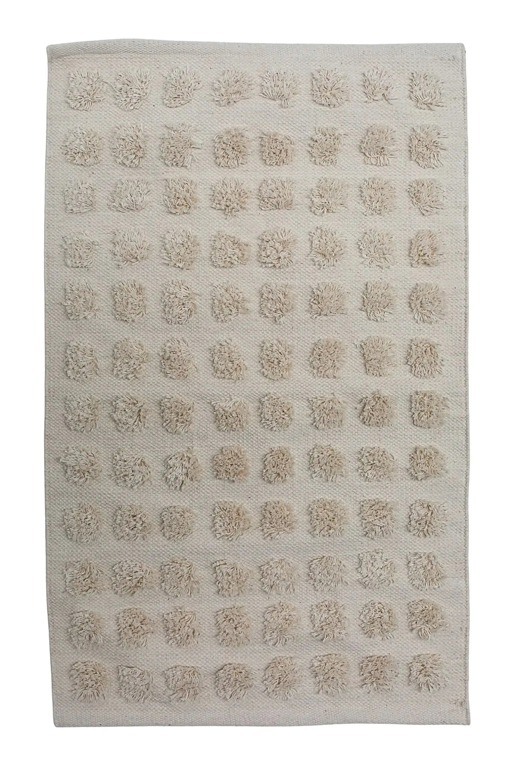 Merry Handwoven Cotton Bathmat in Natural