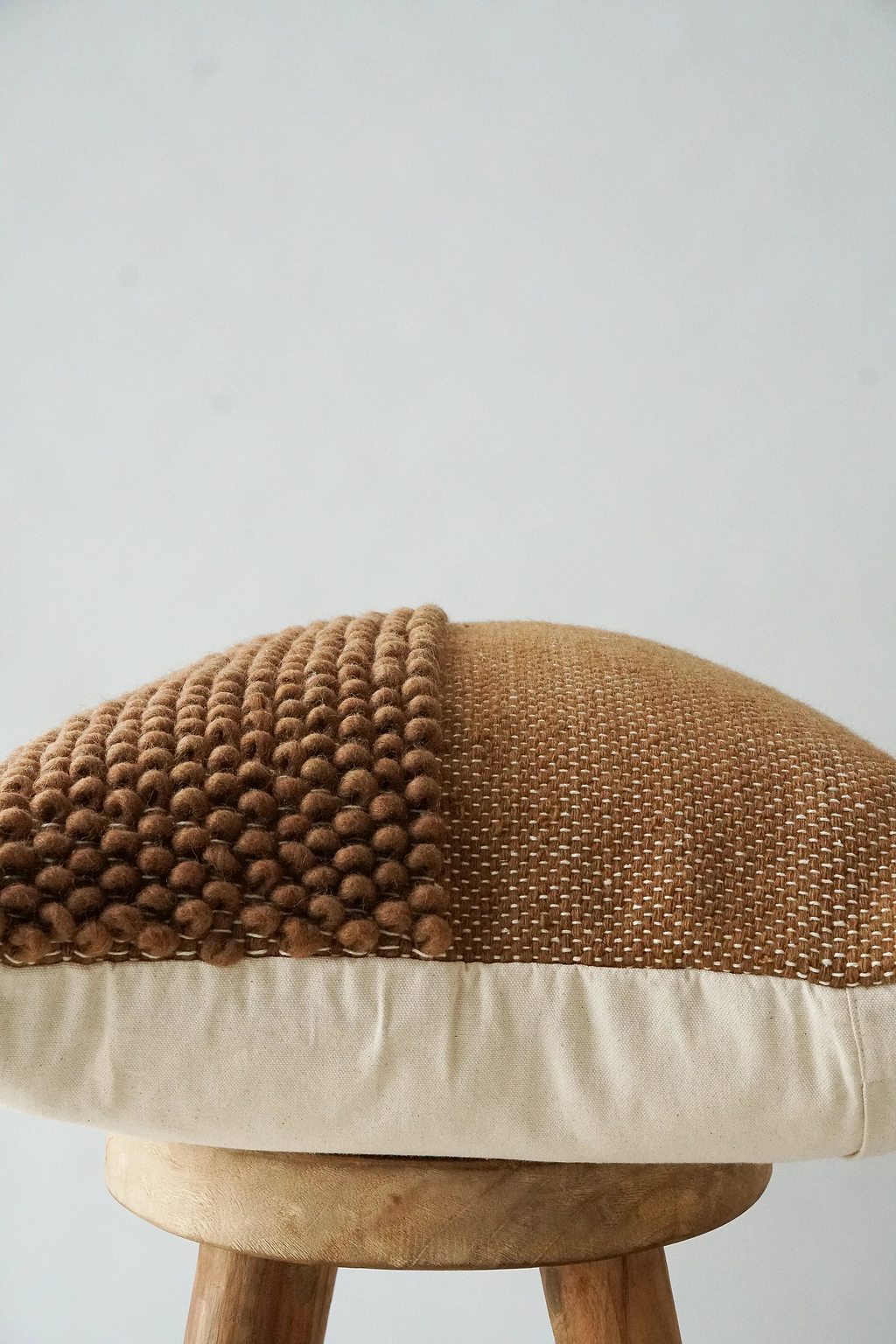 Niva Looped Cushion in Cinnamon