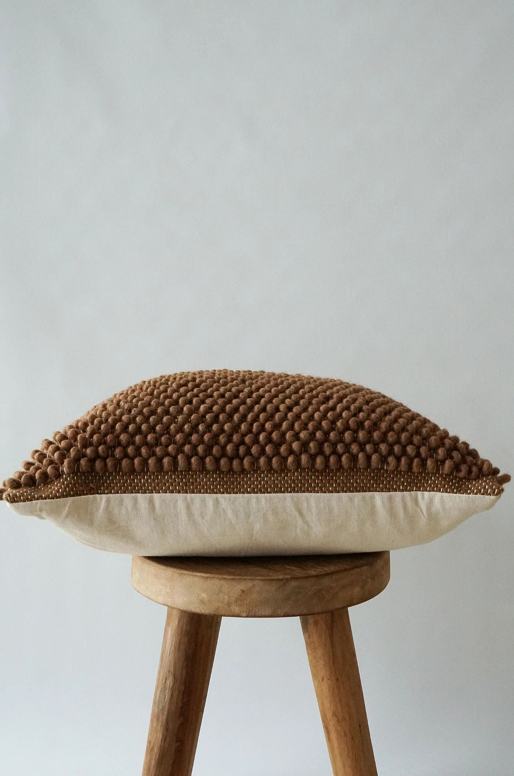 Niva Looped Cushion in Cinnamon