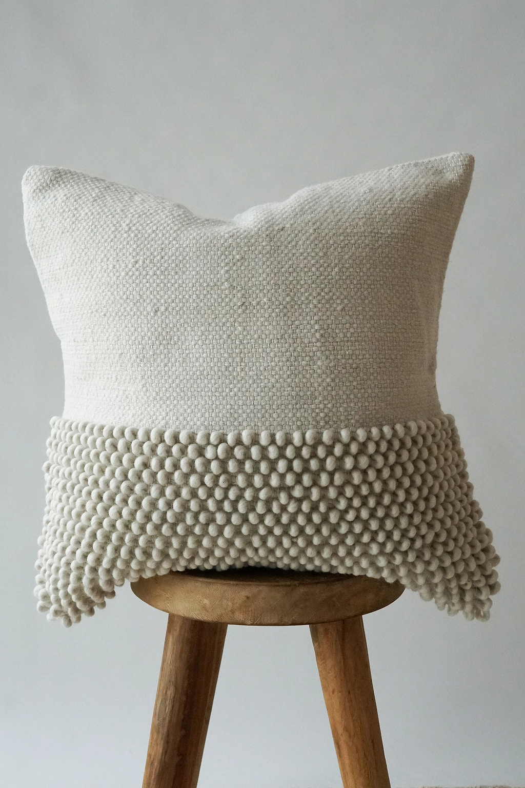 Niva Looped Cushion in Mist