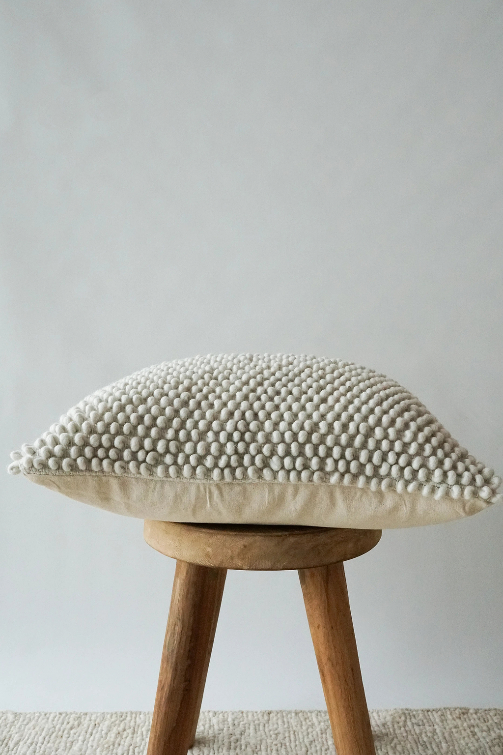 Niva Looped Cushion in Mist