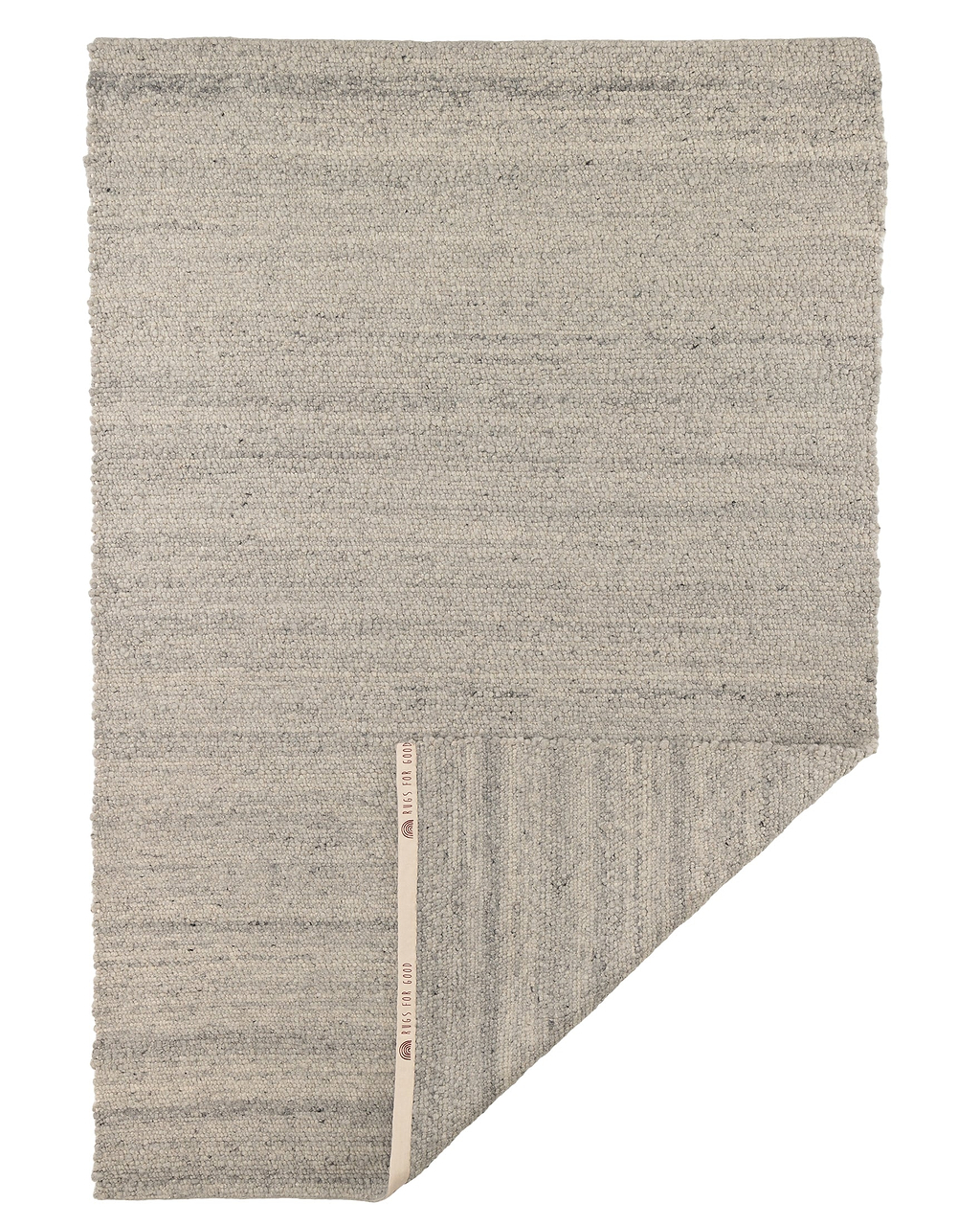 Eltham Popcorn Wool Rug in Grey
